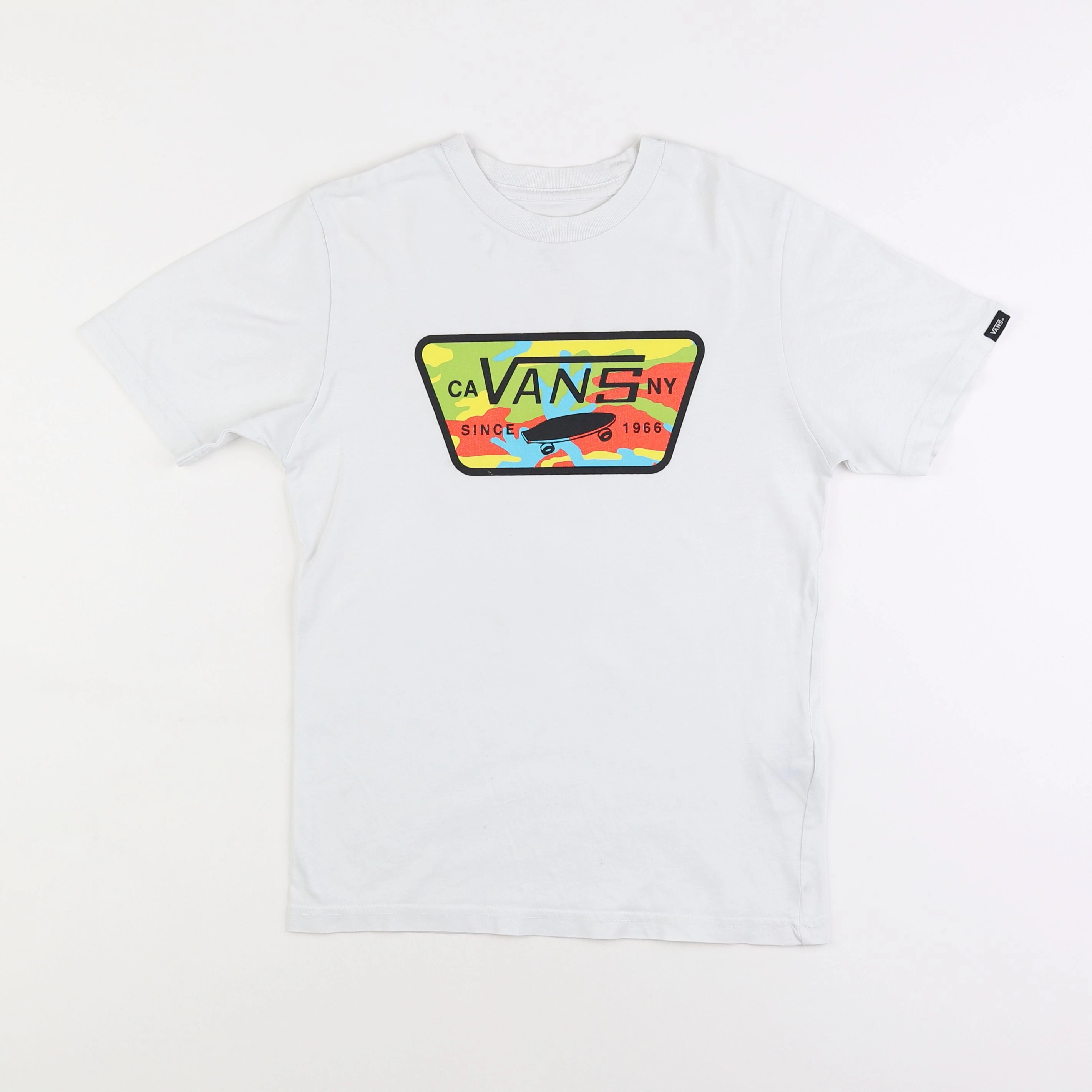 Vans - tee-shirt blanc - 8/10 ans