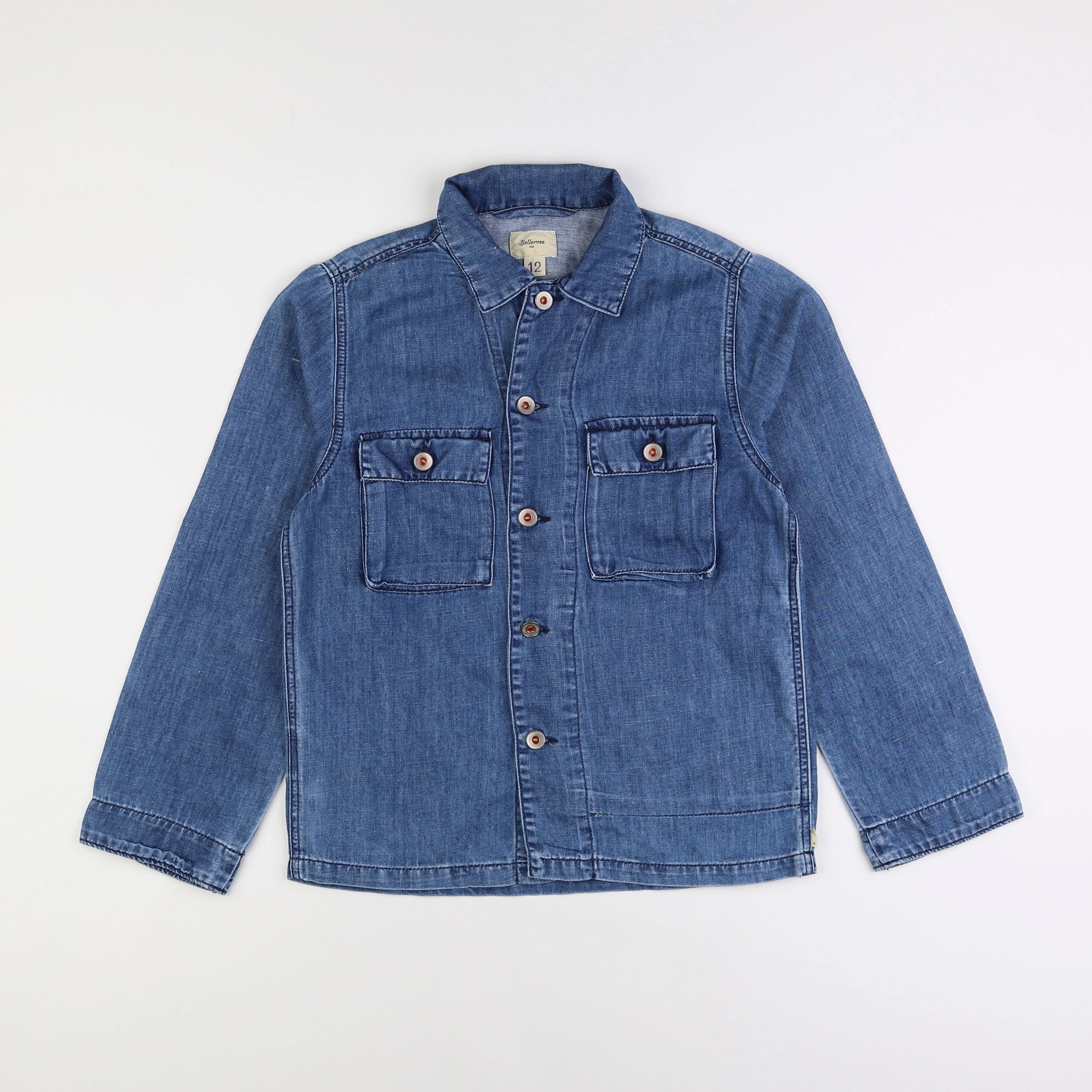 Bellerose - chemise bleu - 12 ans