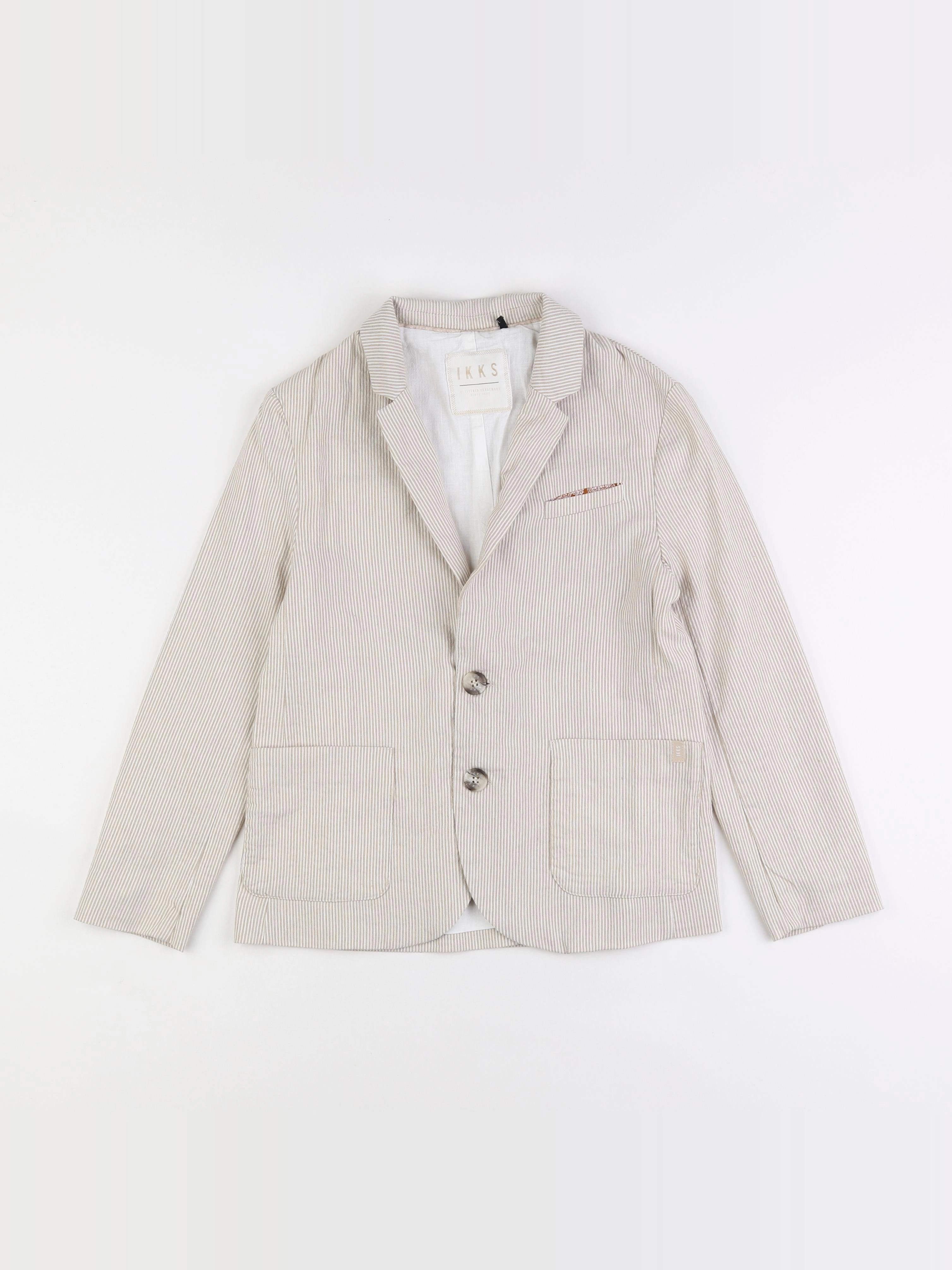IKKS - veste beige - 10 ans