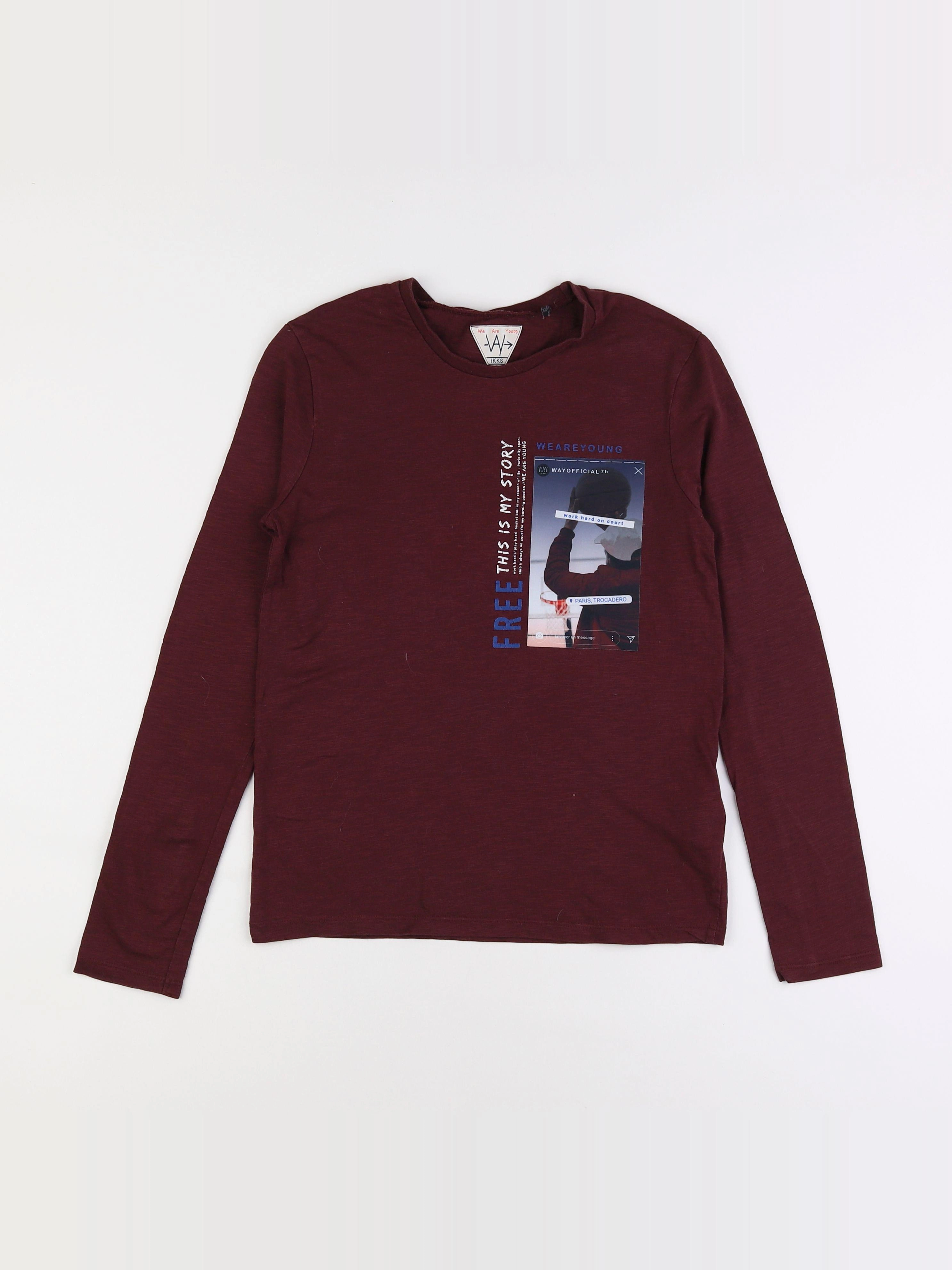 IKKS - tee-shirt rouge - 12 ans