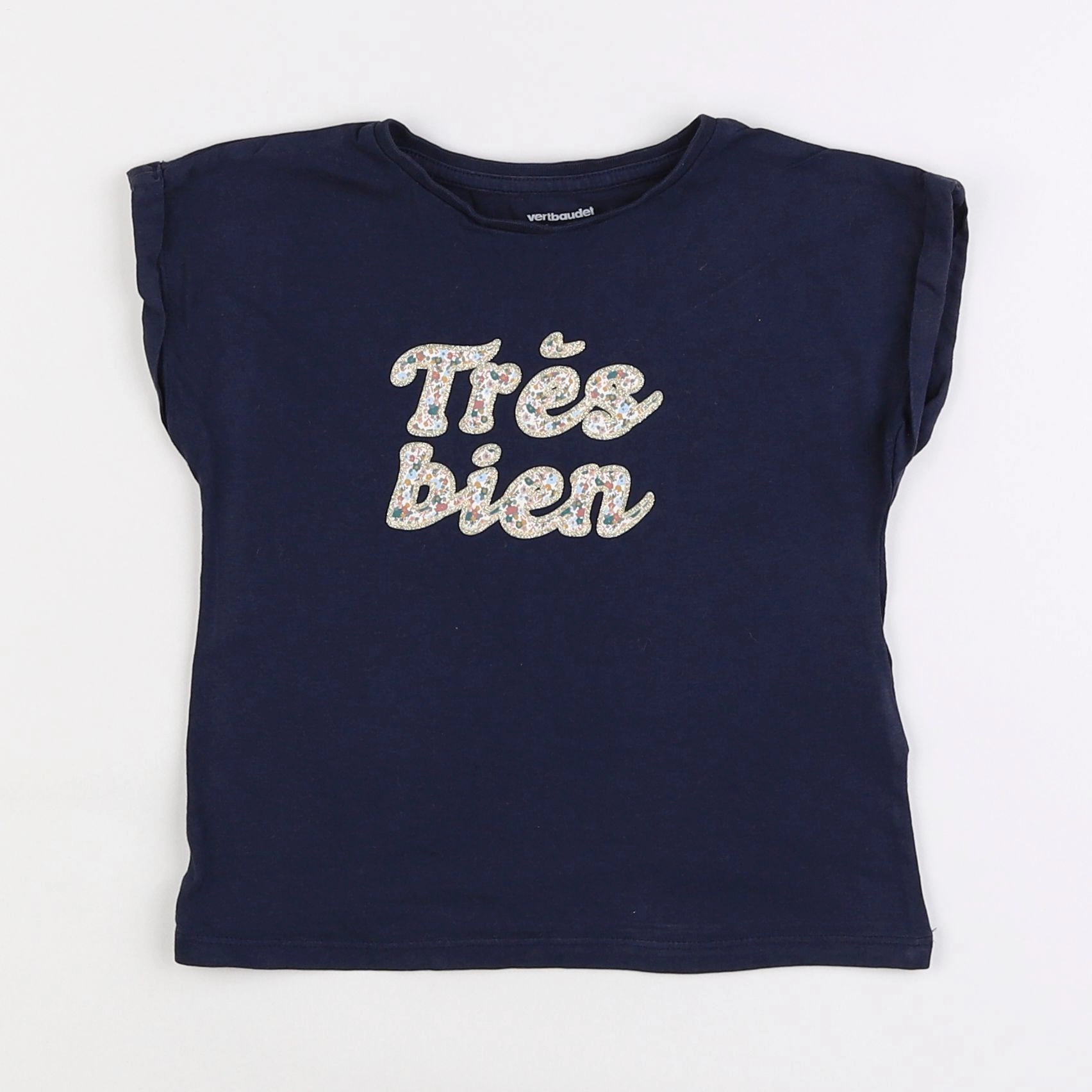 Vertbaudet - tee-shirt bleu - 3 ans