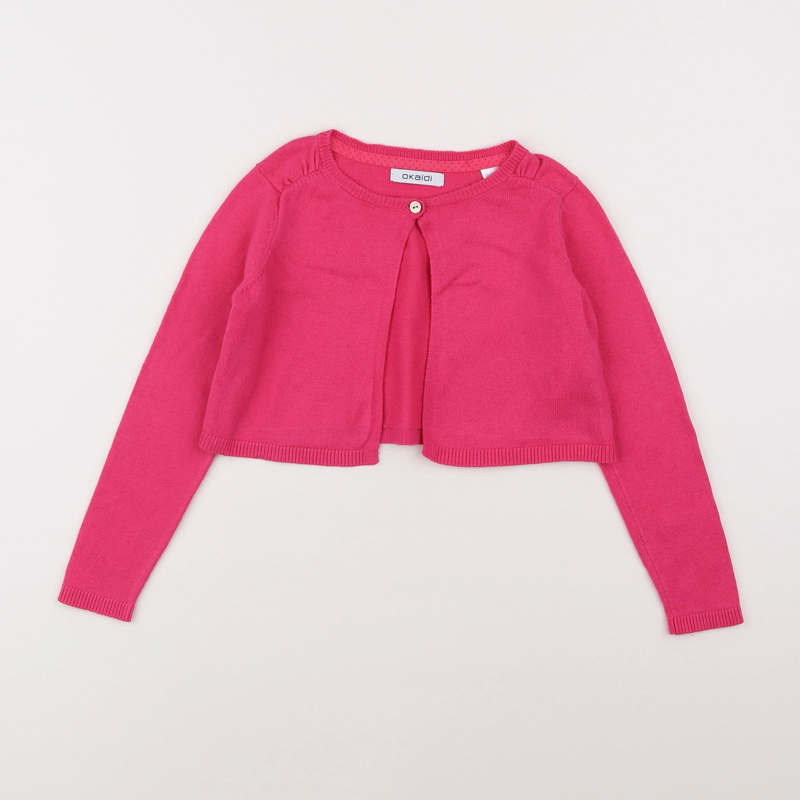 Okaidi - gilet rose - 5 ans