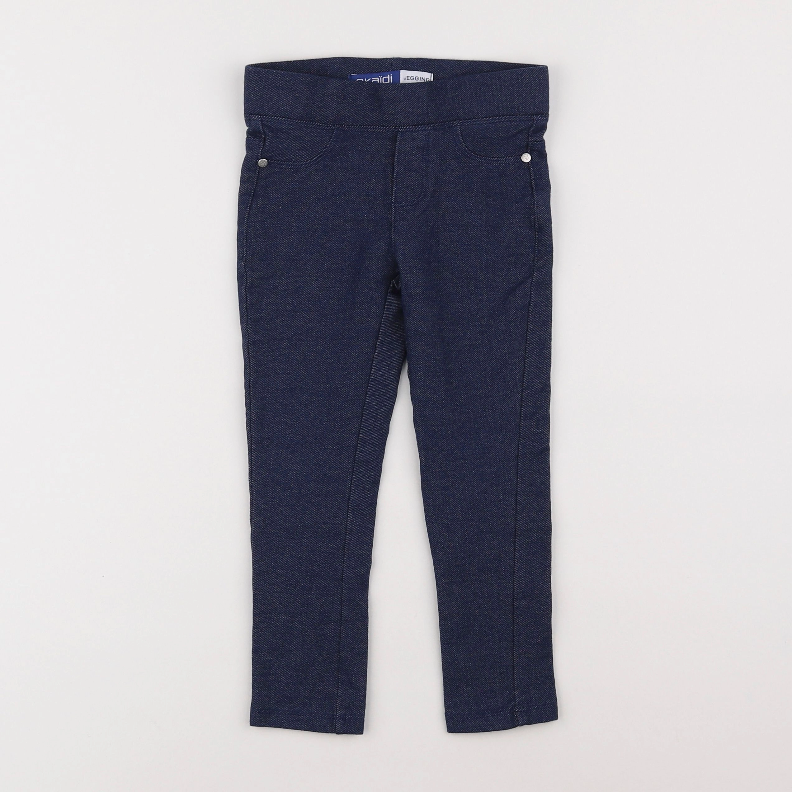 Okaidi - jegging bleu - 4 ans