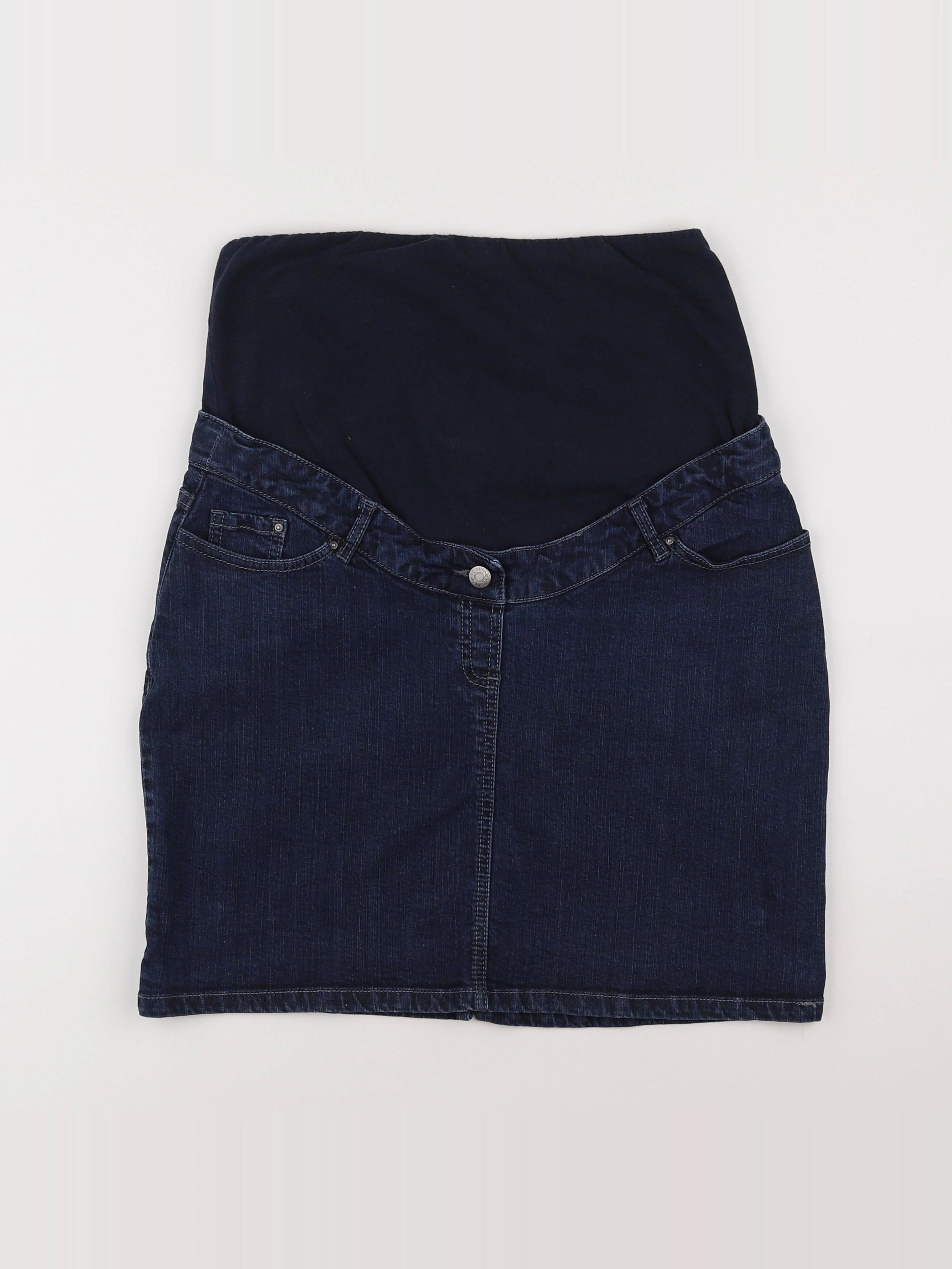 Envie de fraise - jupe grossesse bleu - 40