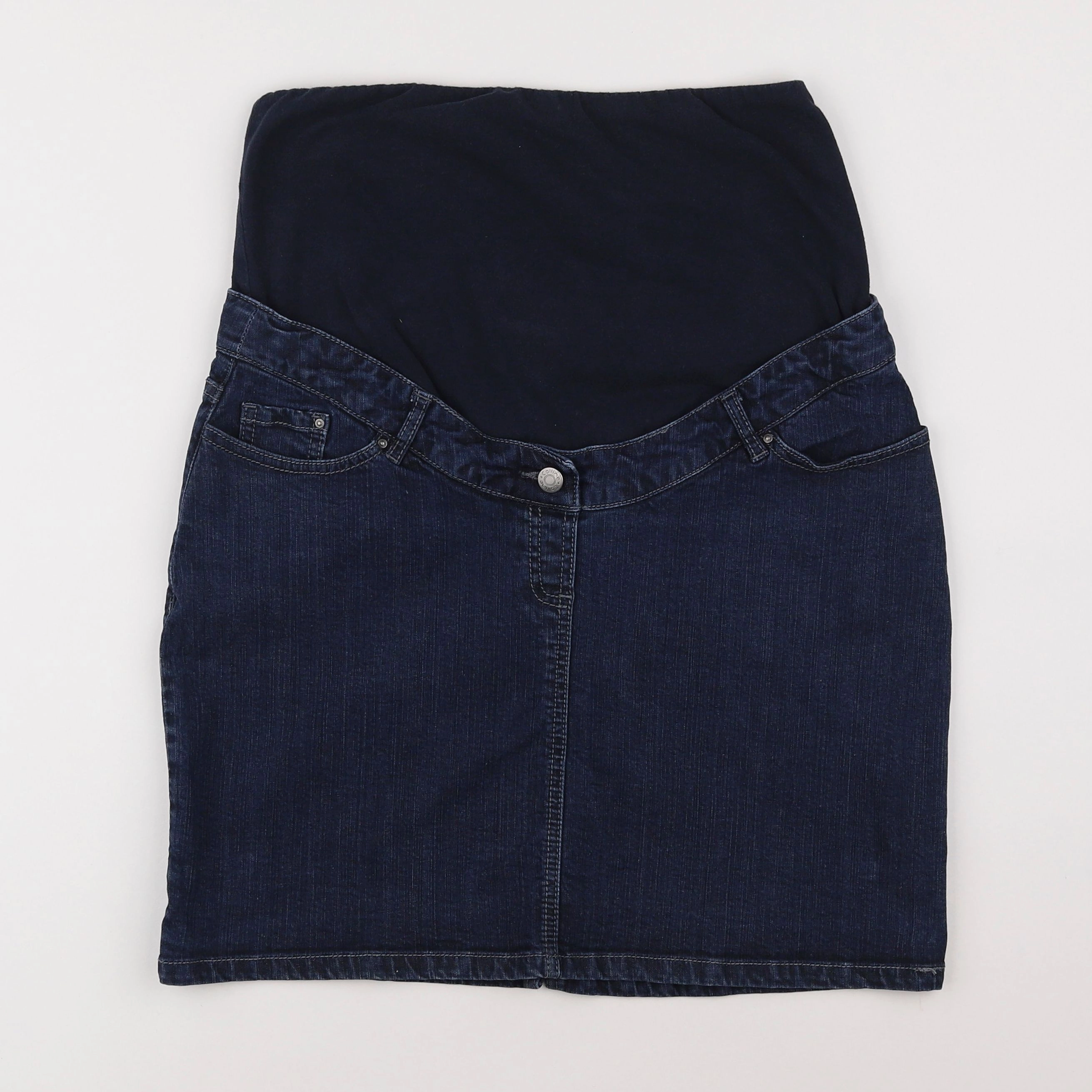 Envie de fraise - jupe grossesse bleu - 40