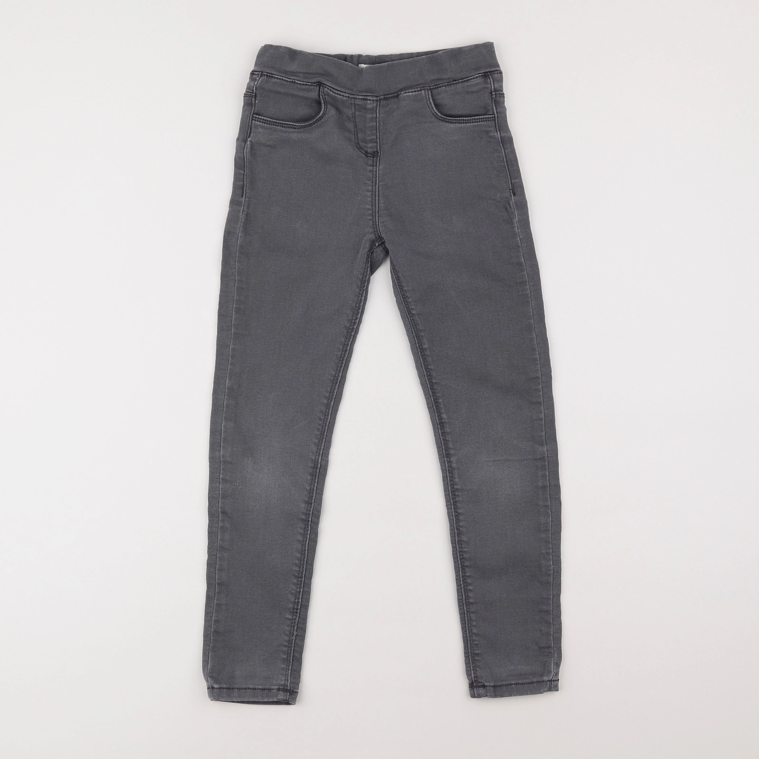 Vertbaudet - jegging gris - 7 ans