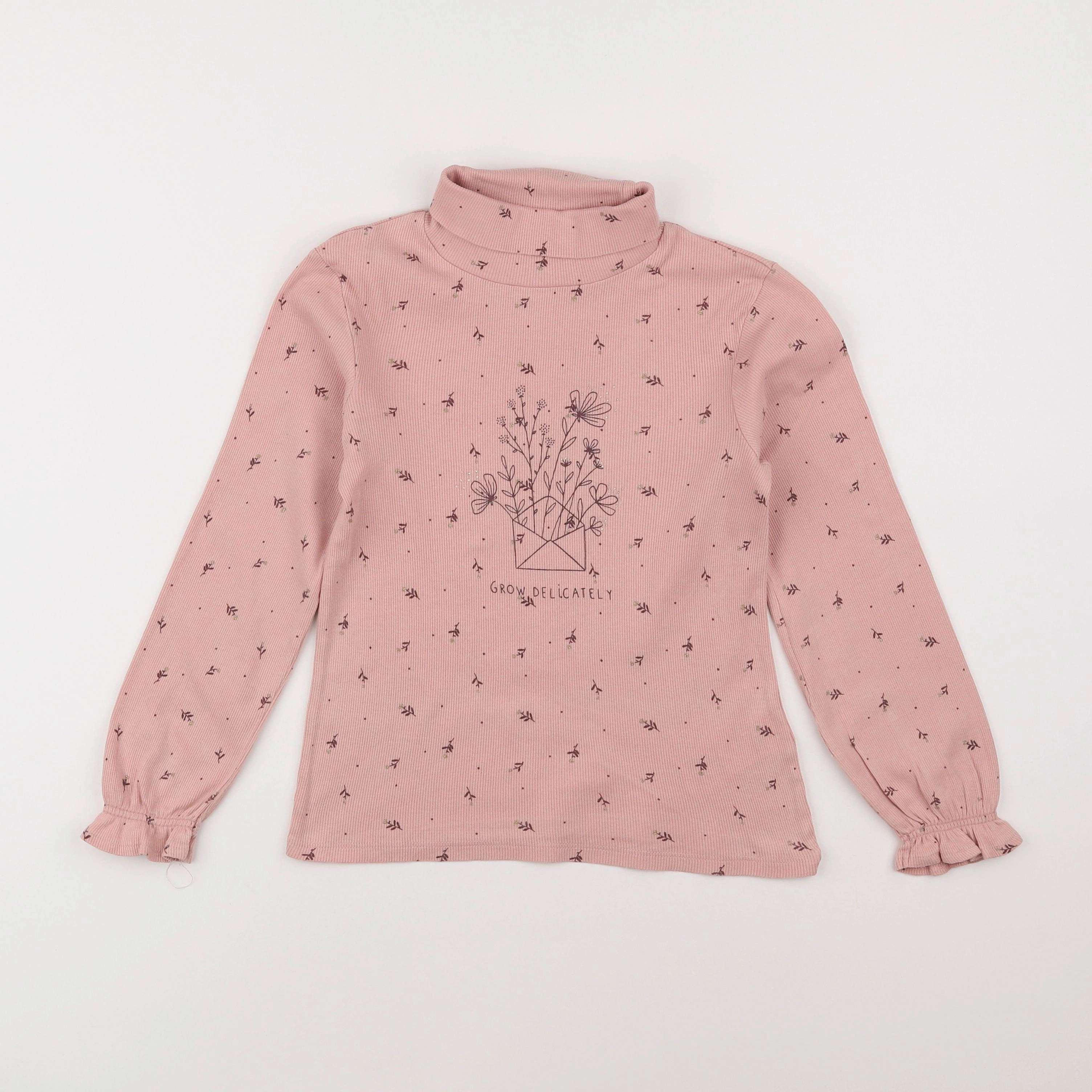 Vertbaudet - sous-pull rose - 6 ans