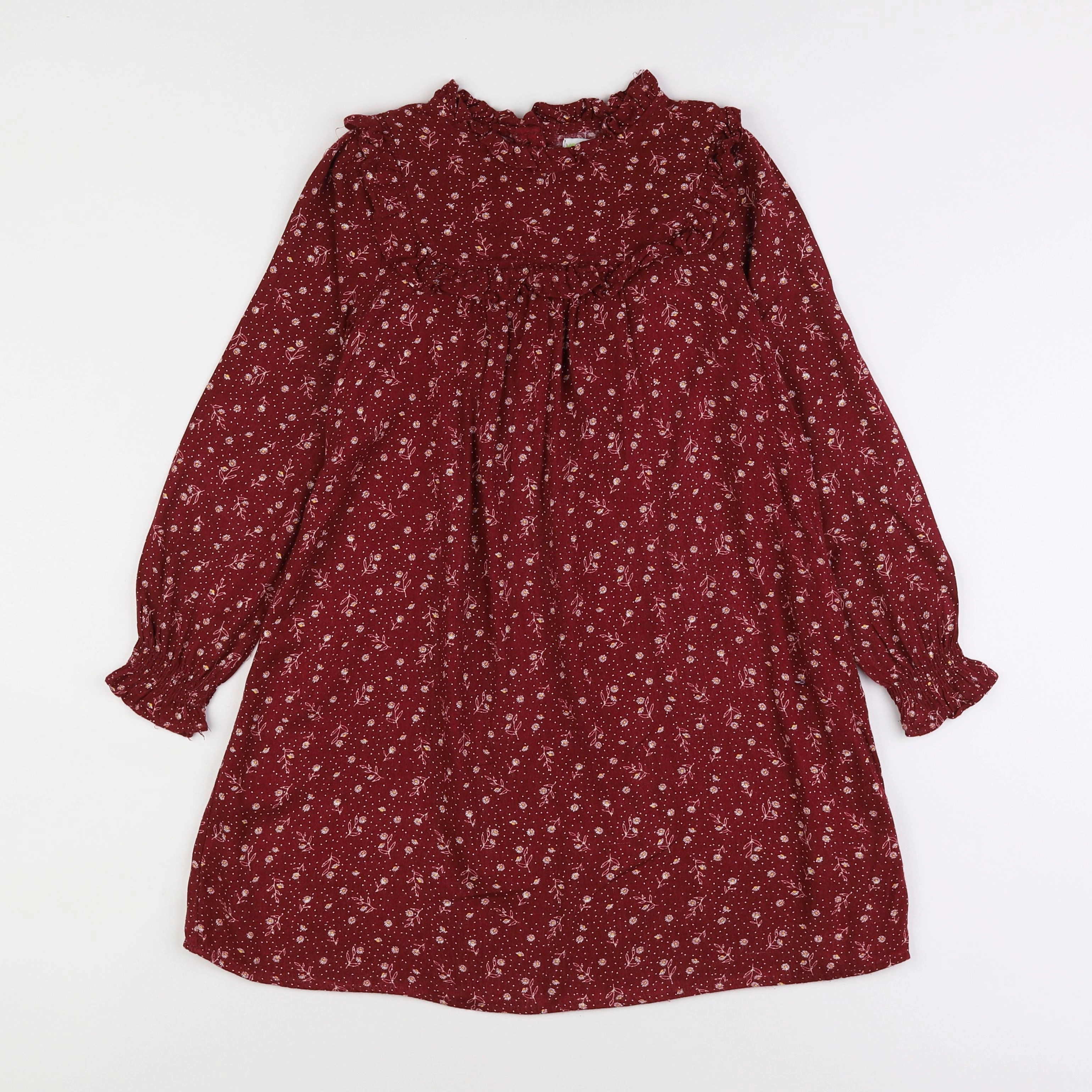 Vertbaudet - robe rouge - 9 ans