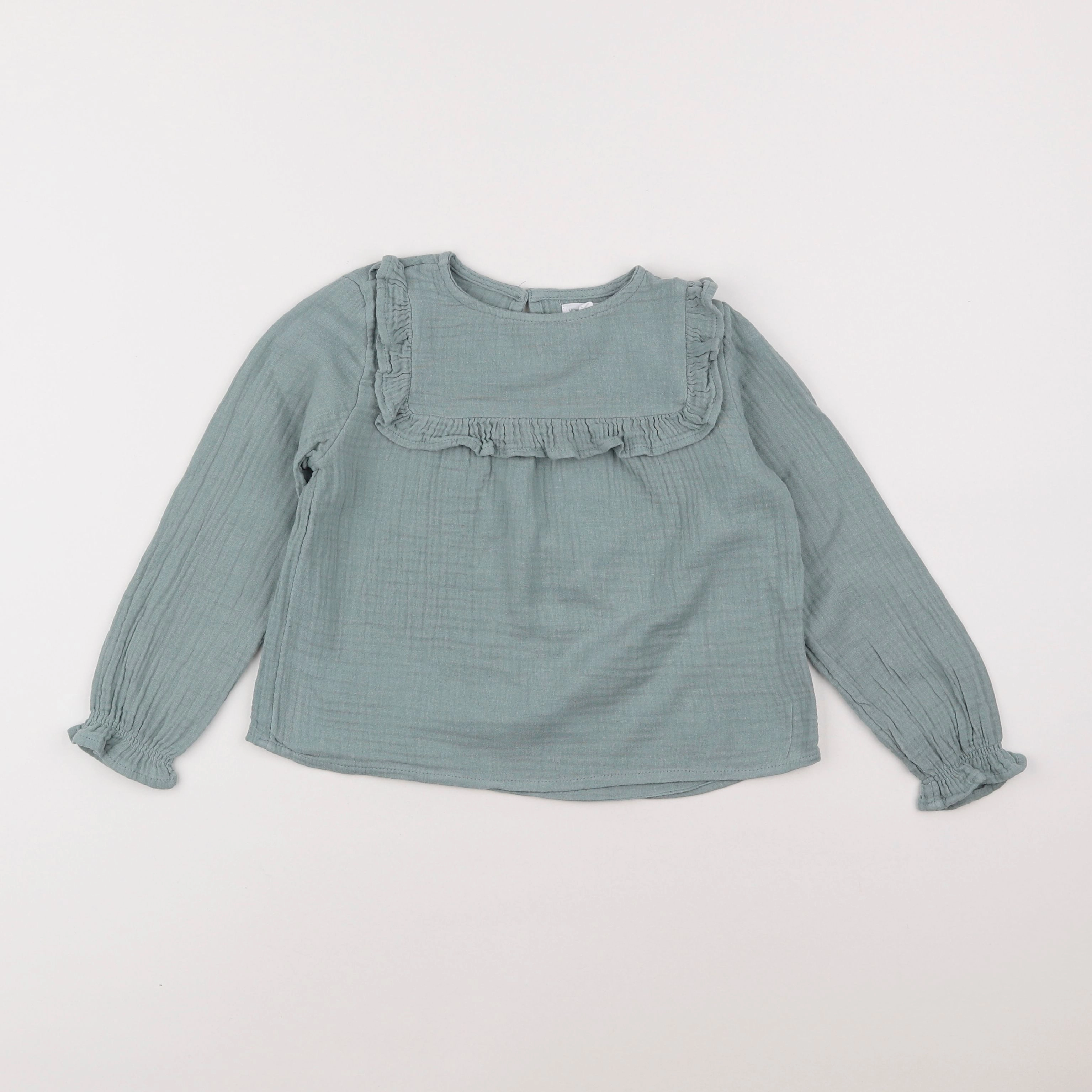 Vertbaudet - blouse vert - 5 ans