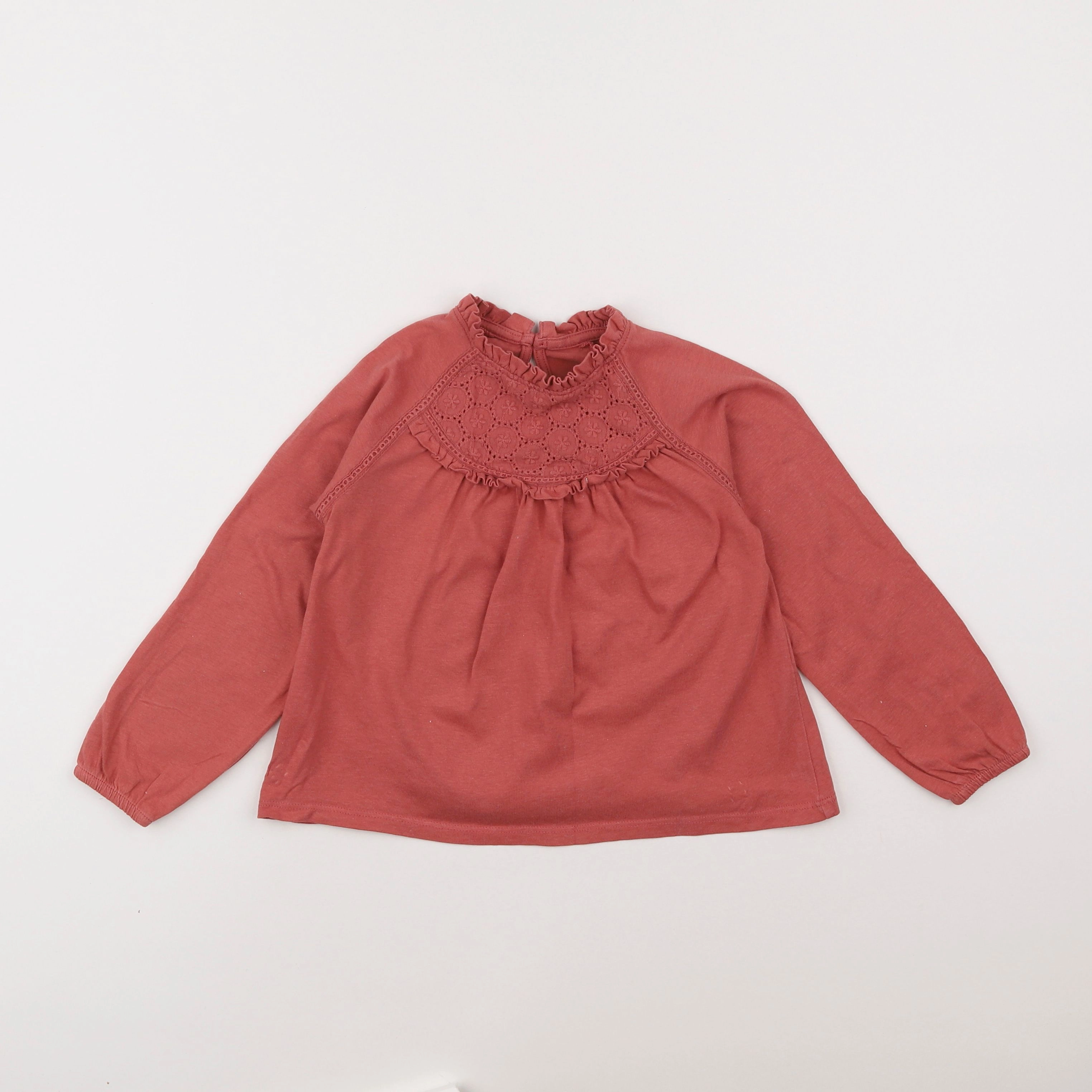 Vertbaudet - tee-shirt rose - 4 ans