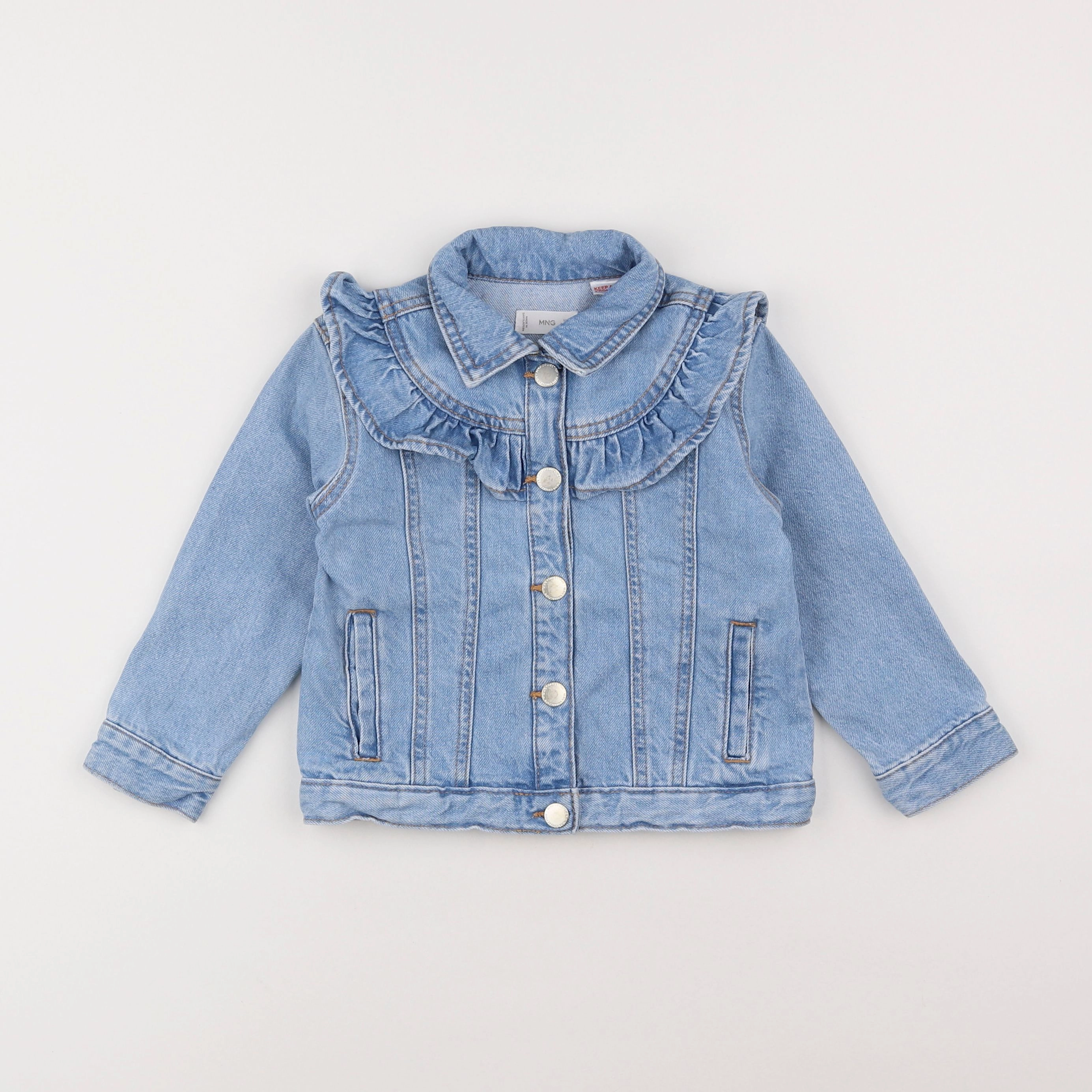 Mango - veste bleu - 2/3 ans