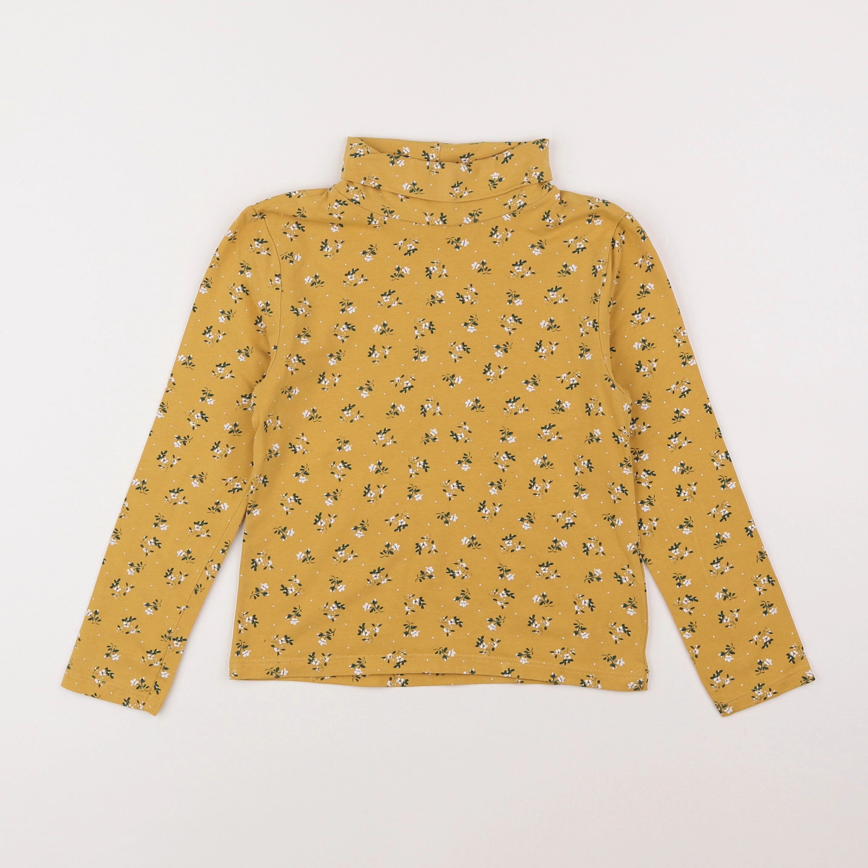 Vertbaudet - sous-pull jaune - 8 ans