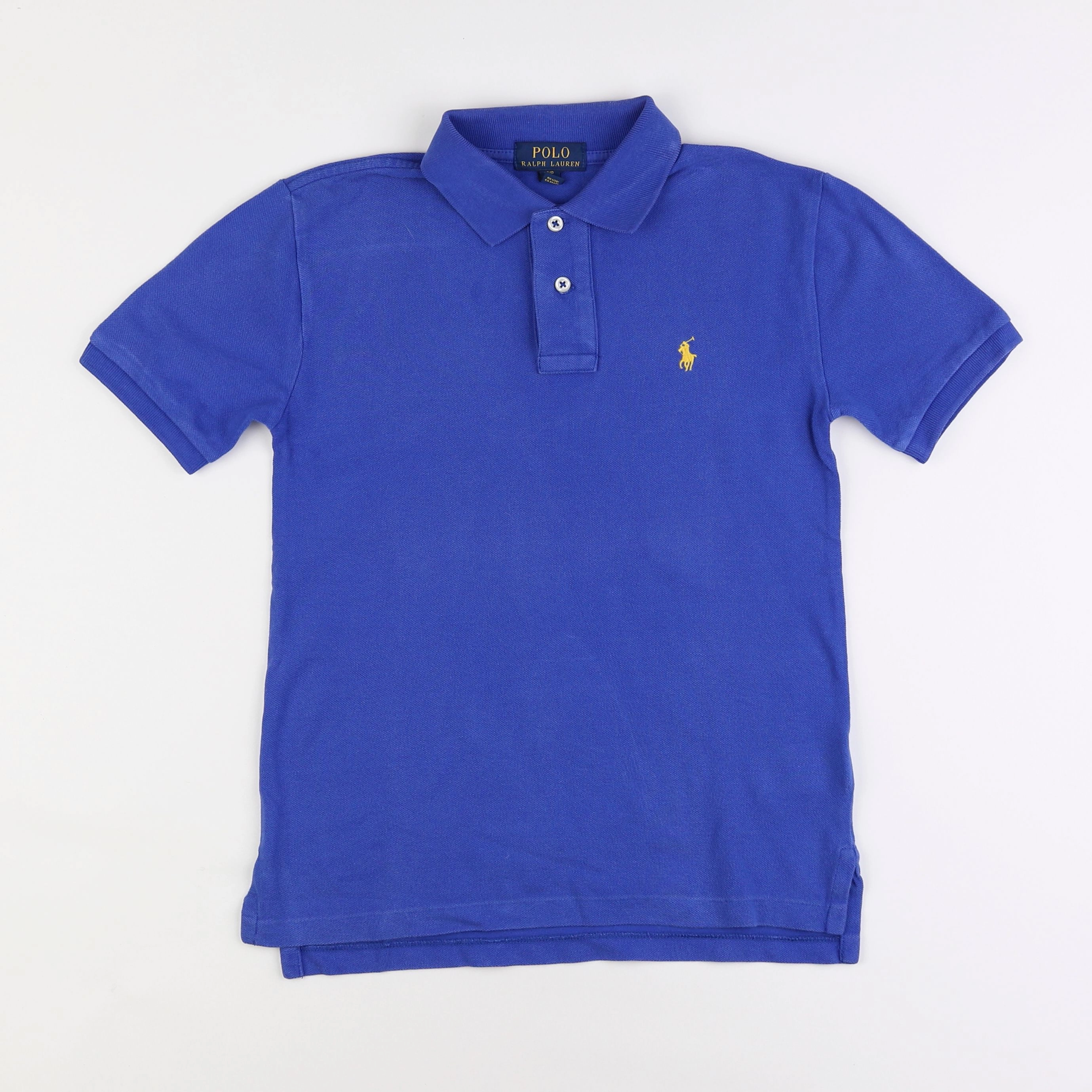 Ralph Lauren - polo bleu - 8 ans