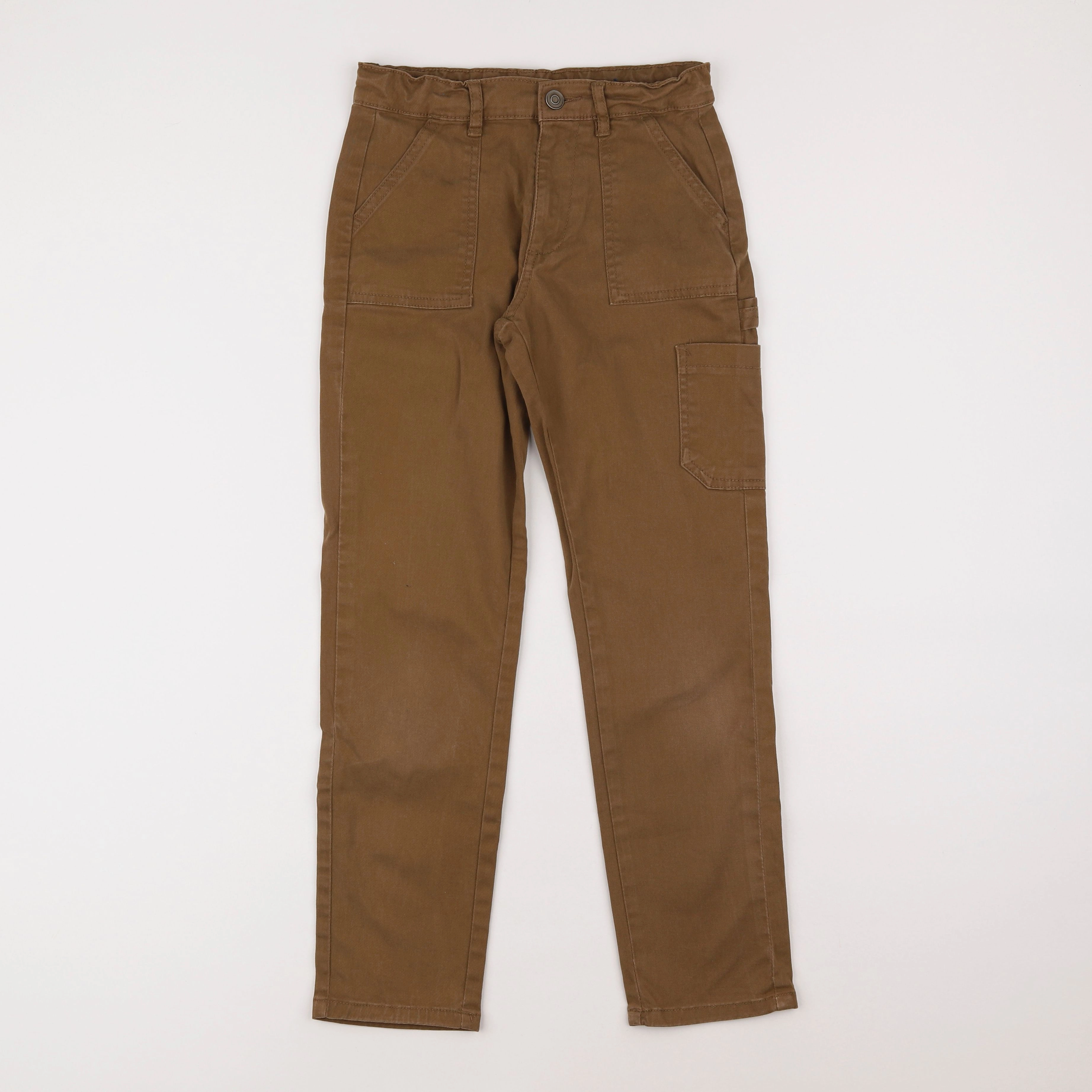 Little Cigogne - pantalon marron - 10 ans