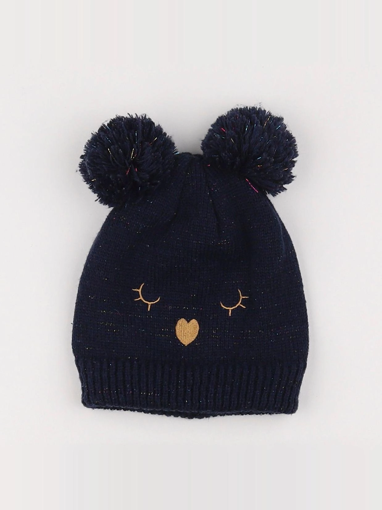 Vertbaudet - bonnet bleu - 2/3 ans