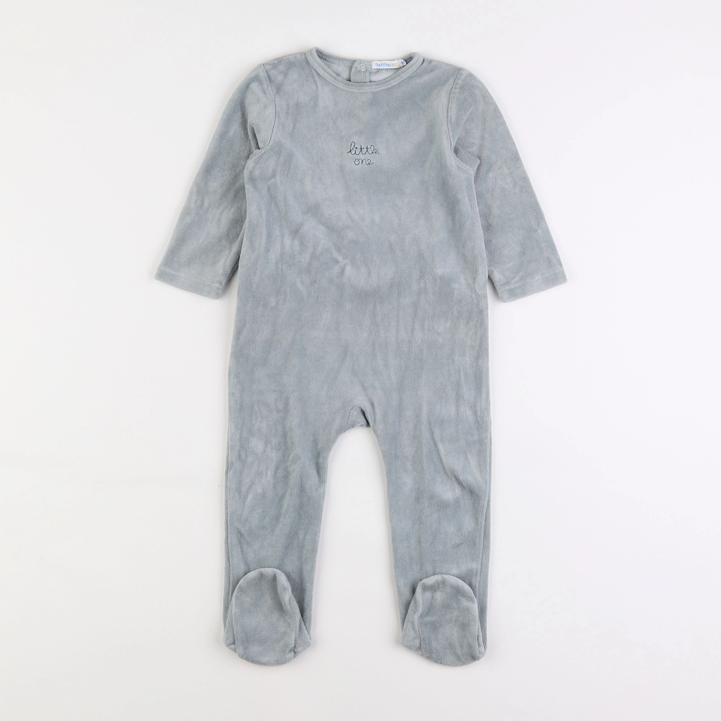 Boutchou - pyjama velours vert - 18 mois