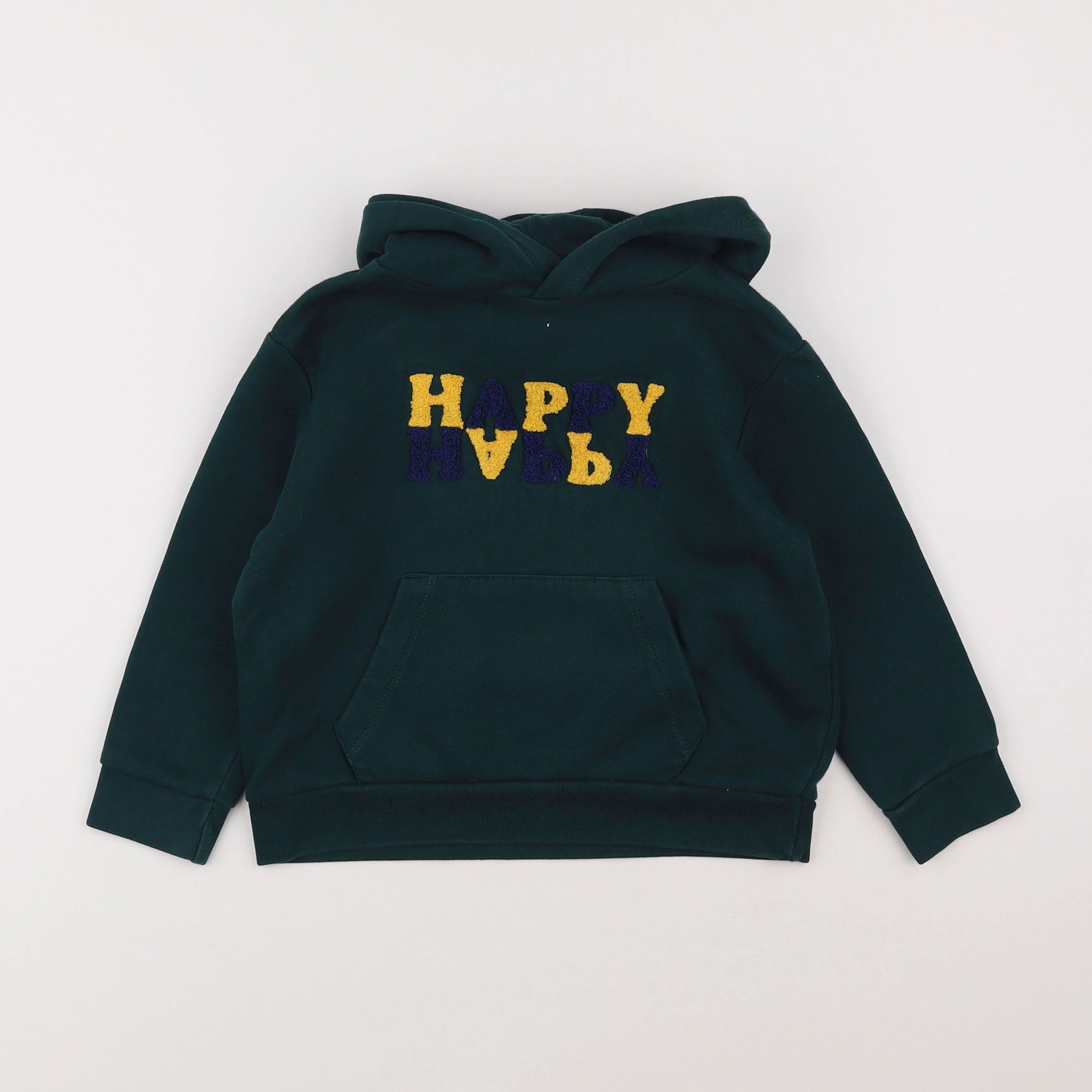 Monoprix - sweat vert - 4 ans