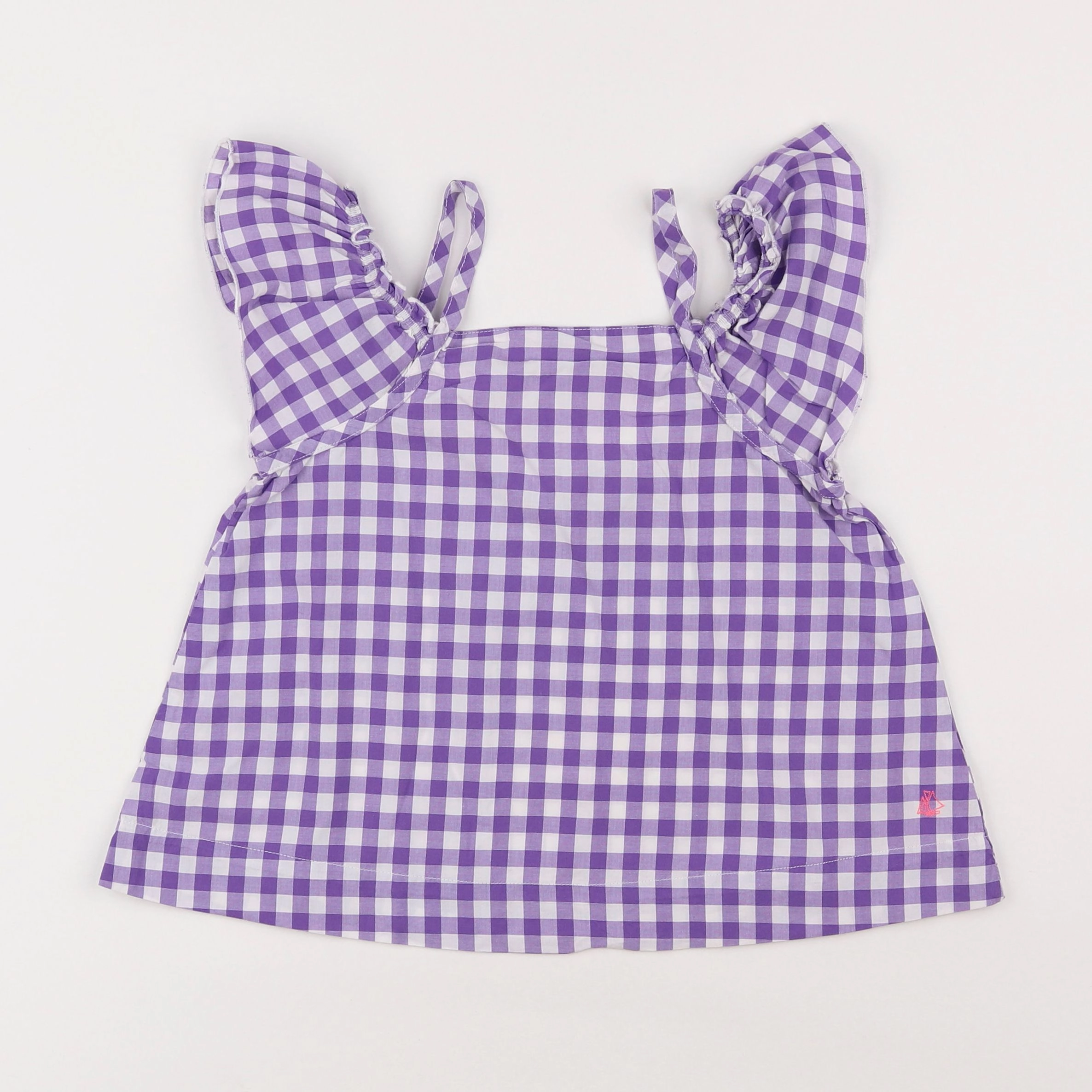 Petit Bateau - blouse violet - 8 ans