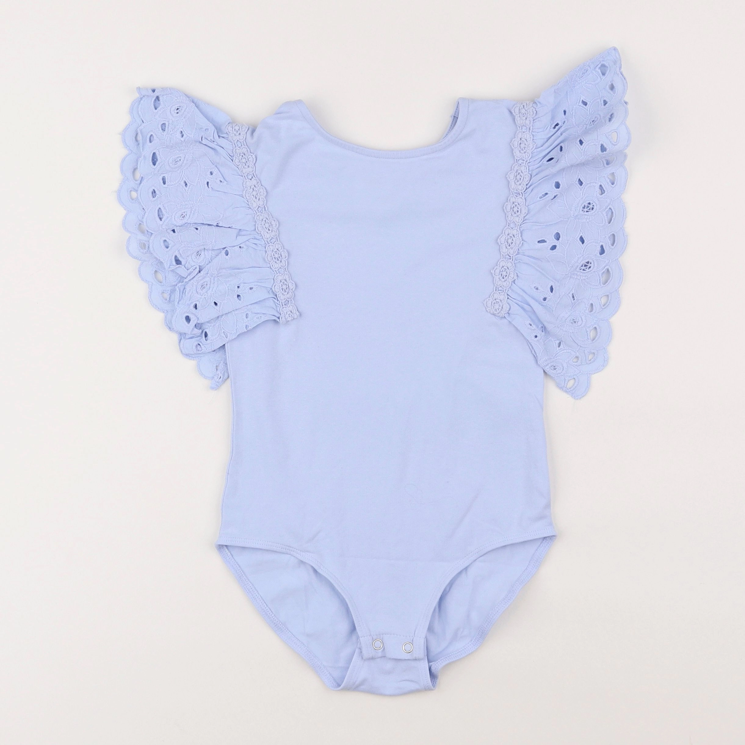 Zara - body tee-shirt bleu - 8 ans