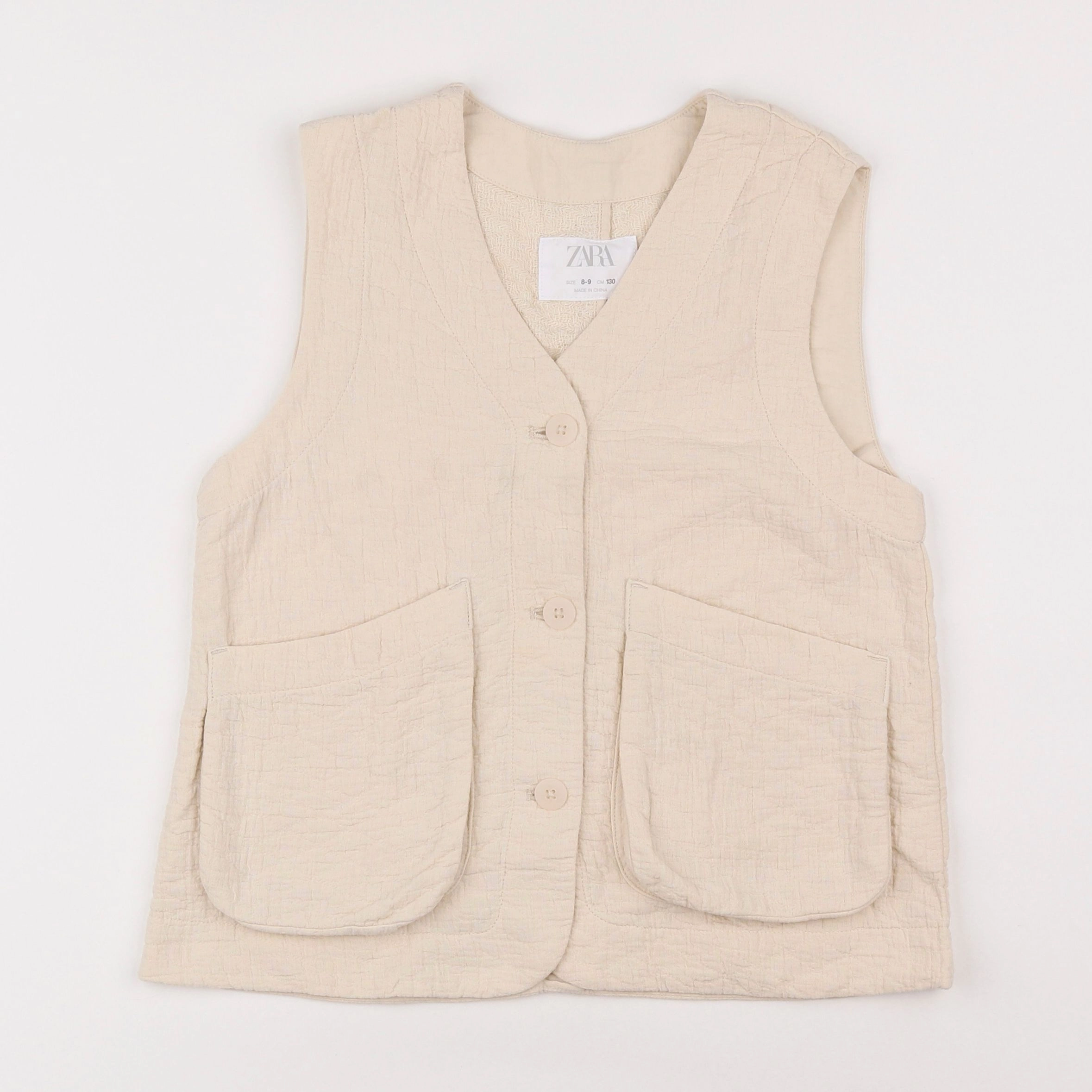 Zara - veste beige - 8/9 ans