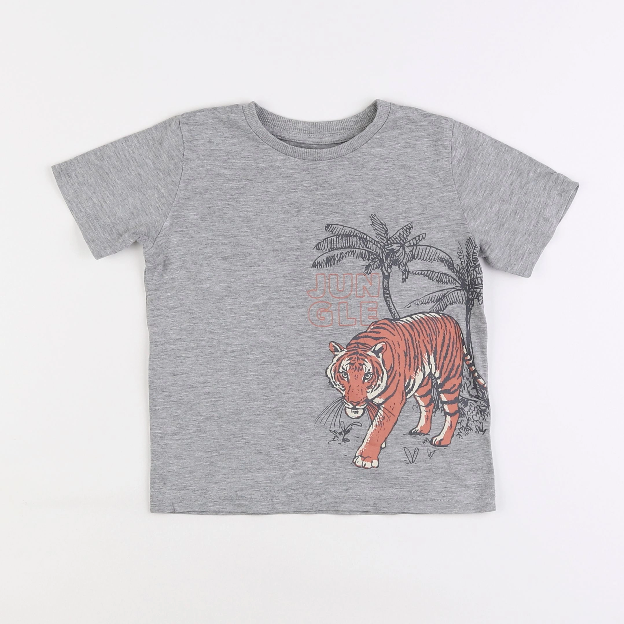 Vertbaudet - tee-shirt gris - 4 ans