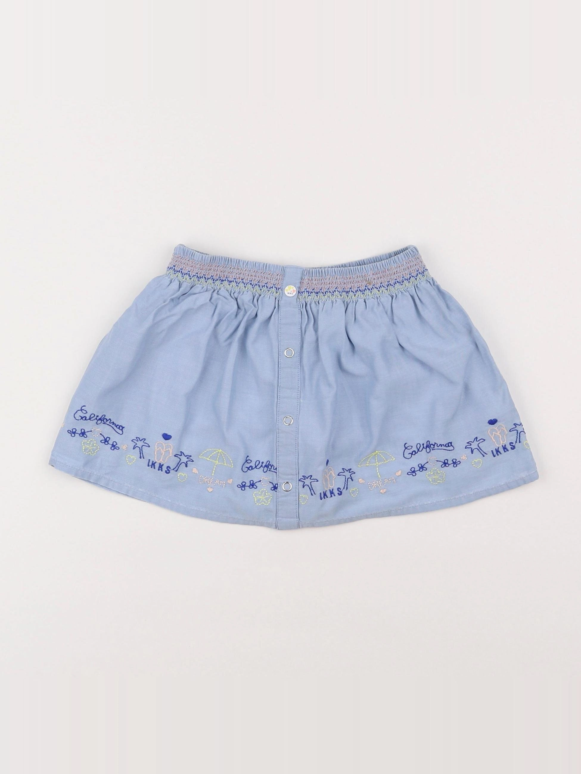 IKKS - jupe bleu - 2 ans