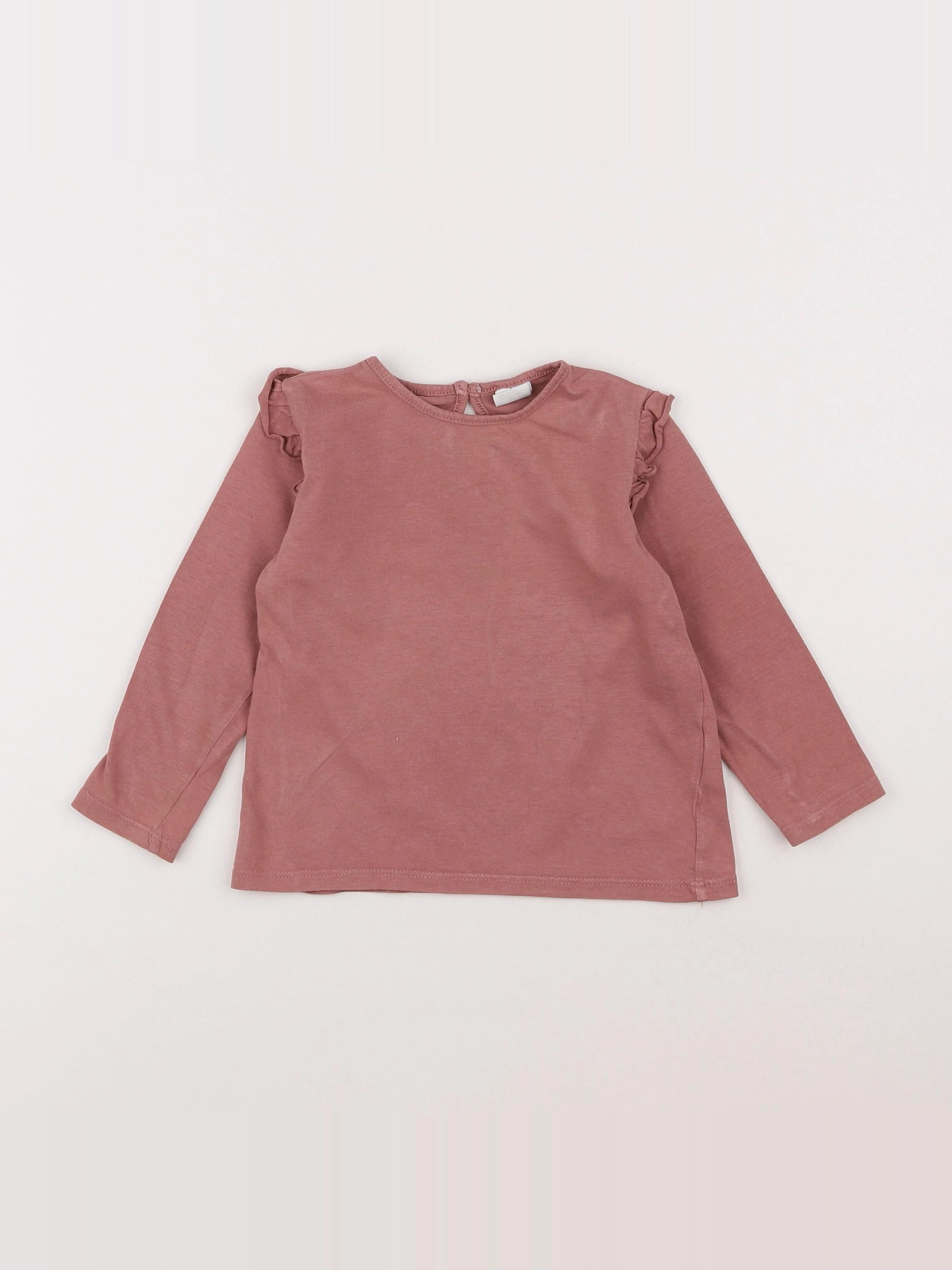 H&M - tee-shirt rose - 18 mois