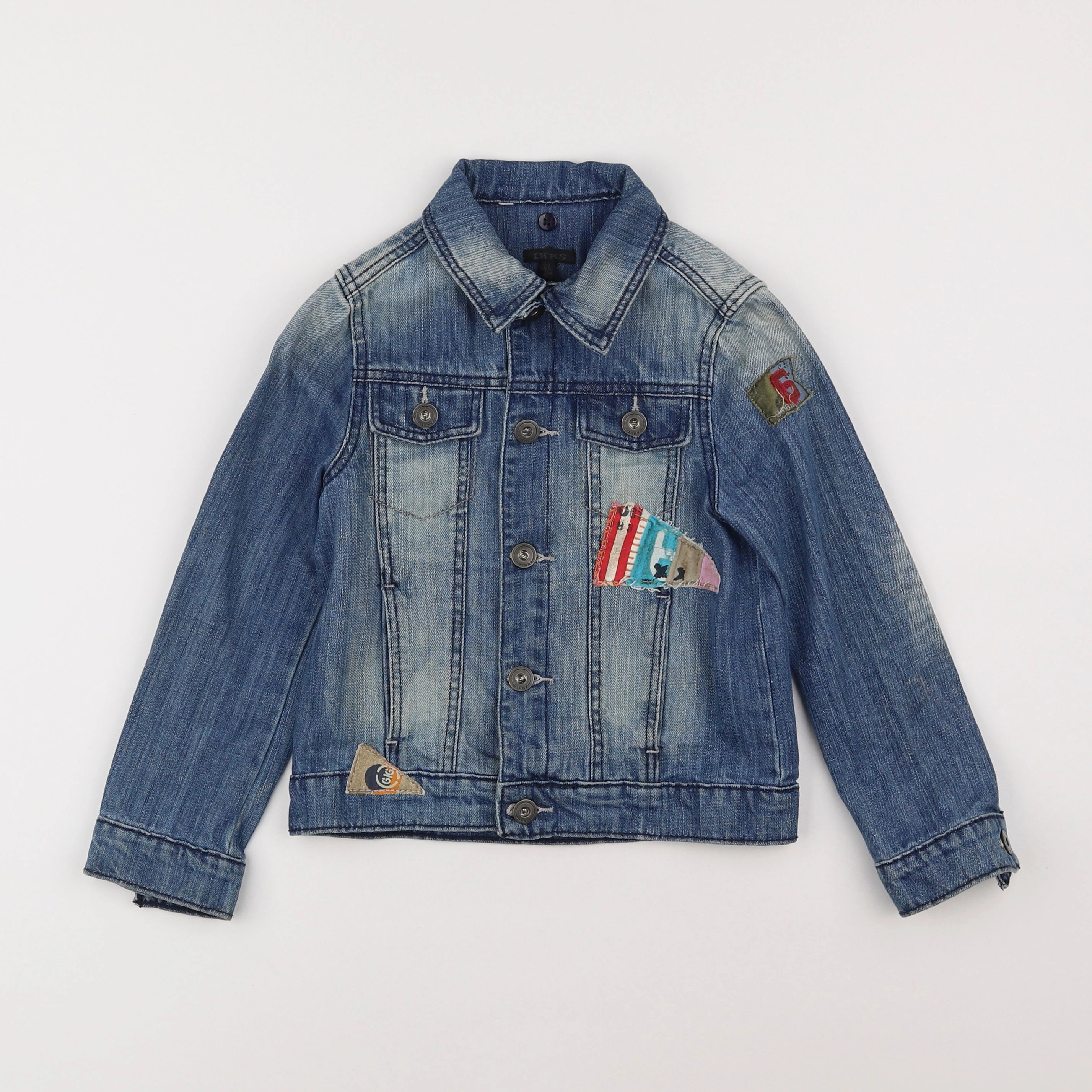 IKKS - veste bleu - 6 ans