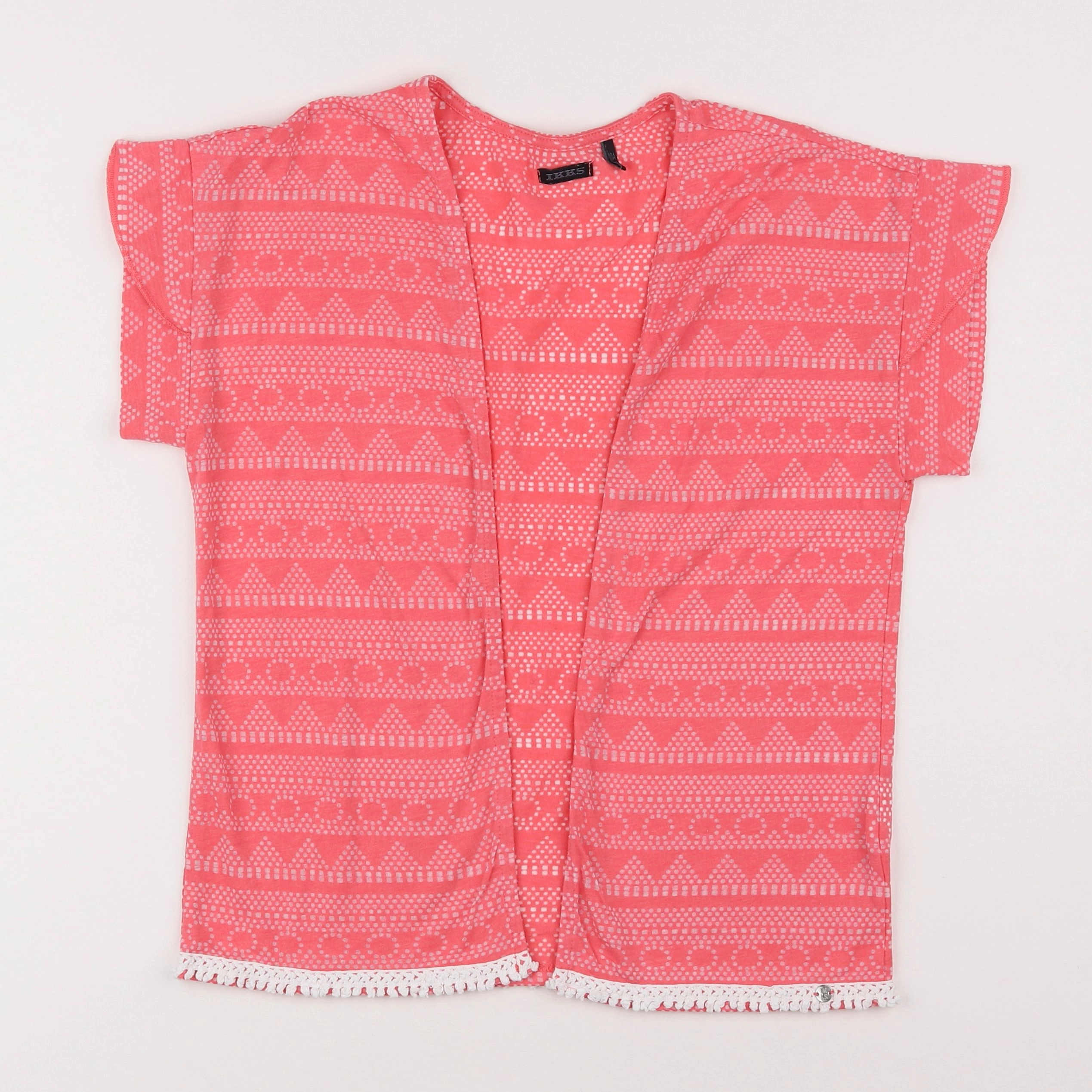 IKKS - gilet rose - 10 ans