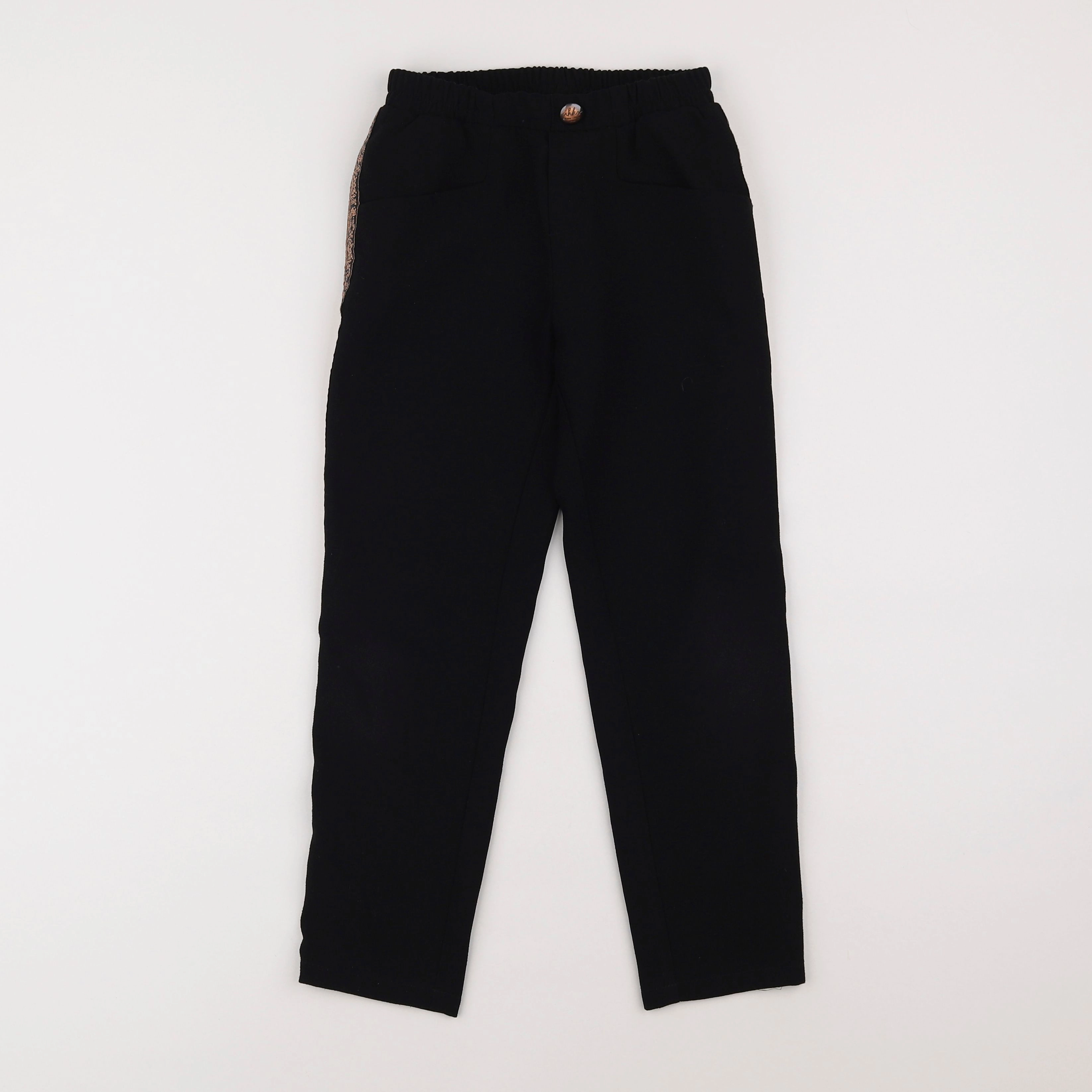 IKKS - pantalon noir - 10 ans