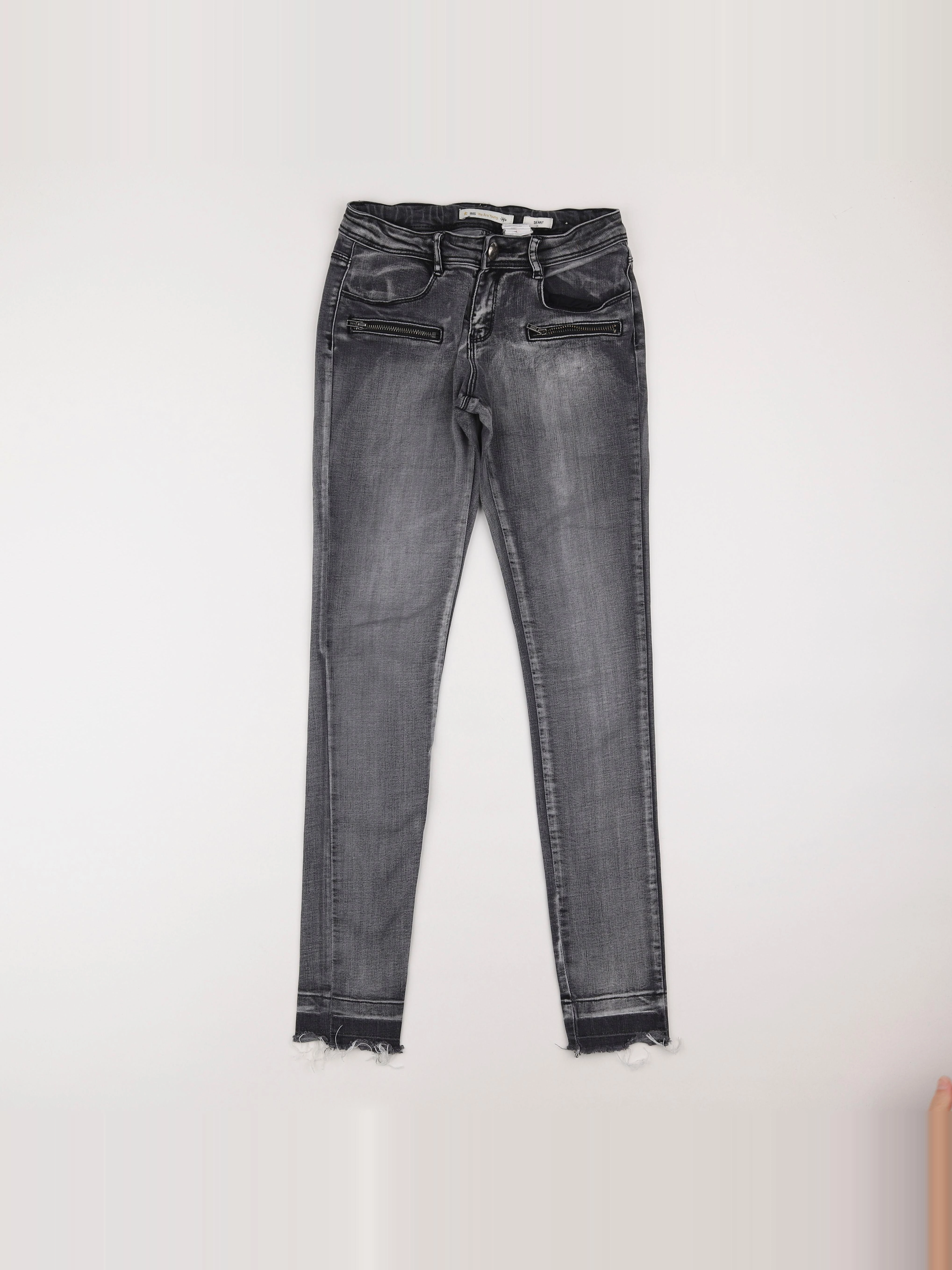 IKKS - jean gris - 12 ans