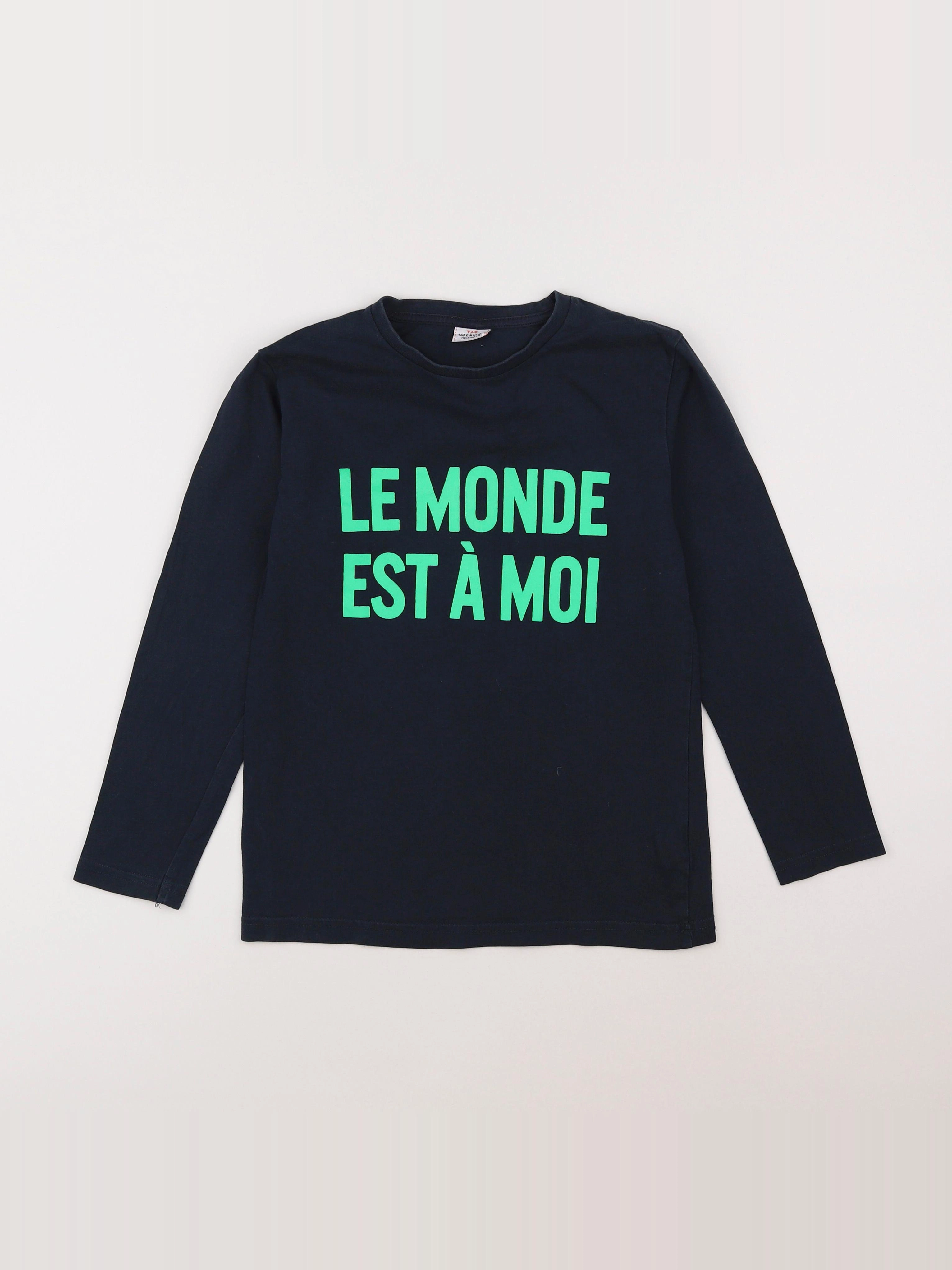 Tape à l'oeil - tee-shirt bleu - 10 ans