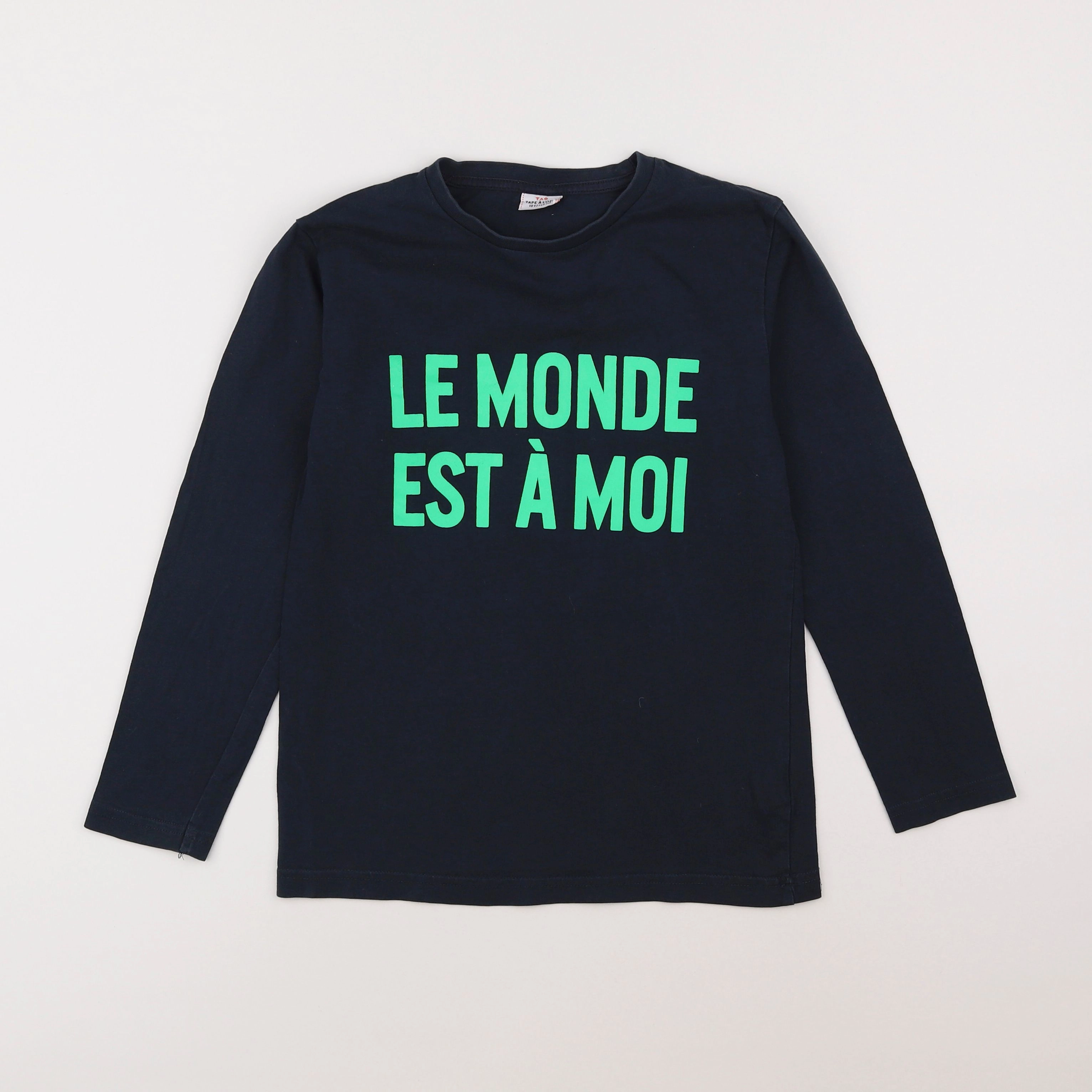 Tape à l'oeil - tee-shirt bleu - 10 ans
