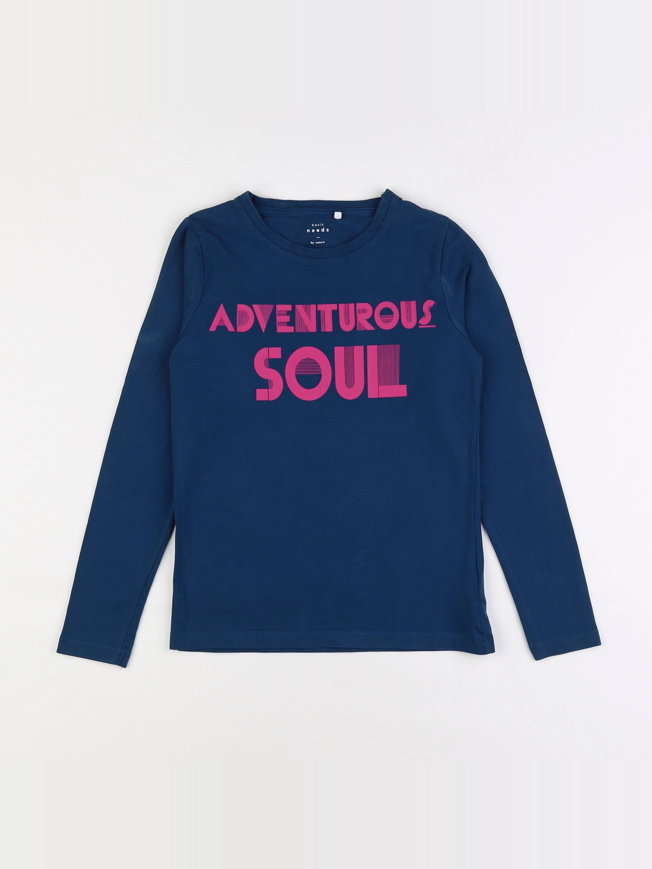 Name it - tee-shirt bleu - 9/10 ans