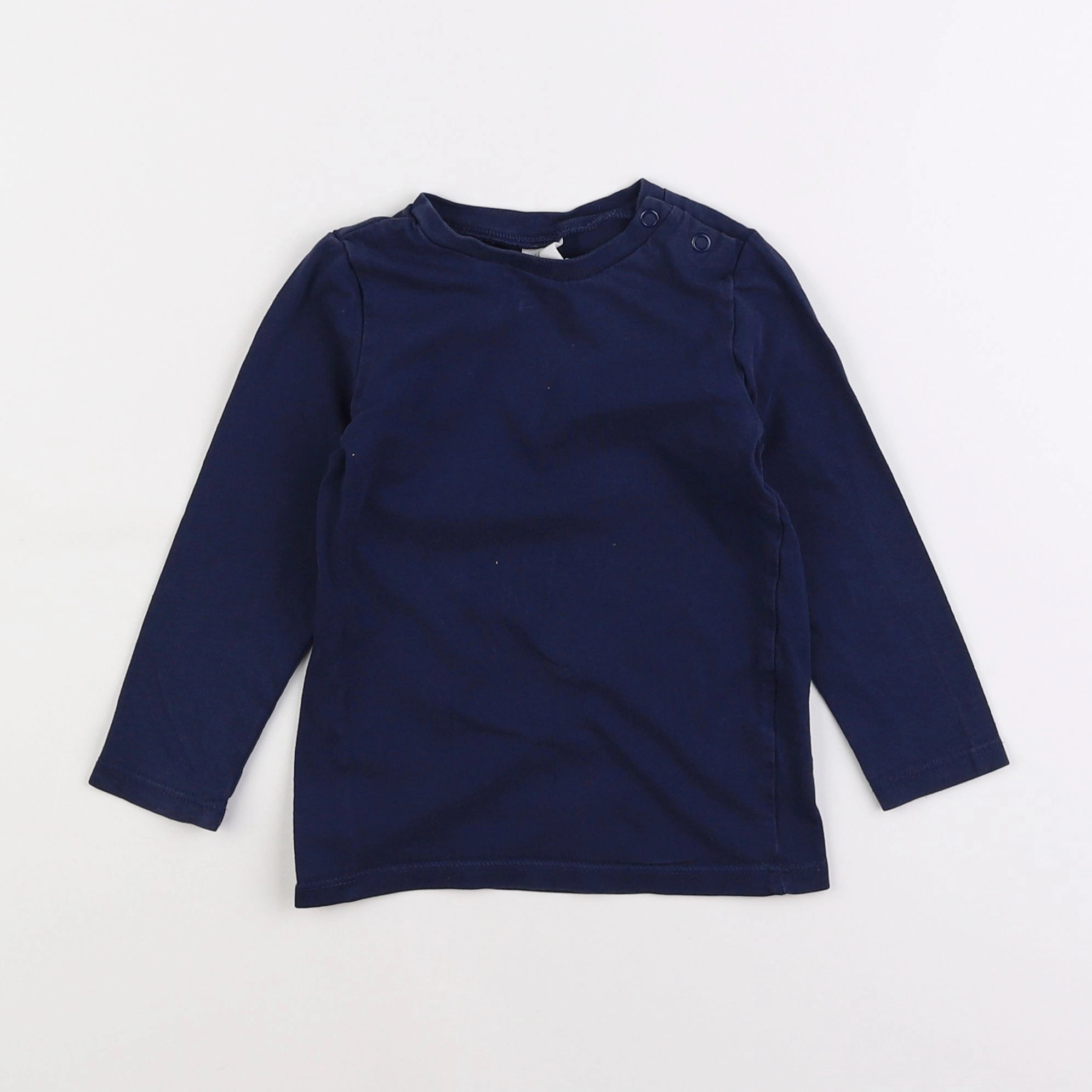 H&M - tee-shirt bleu - 12/18 mois