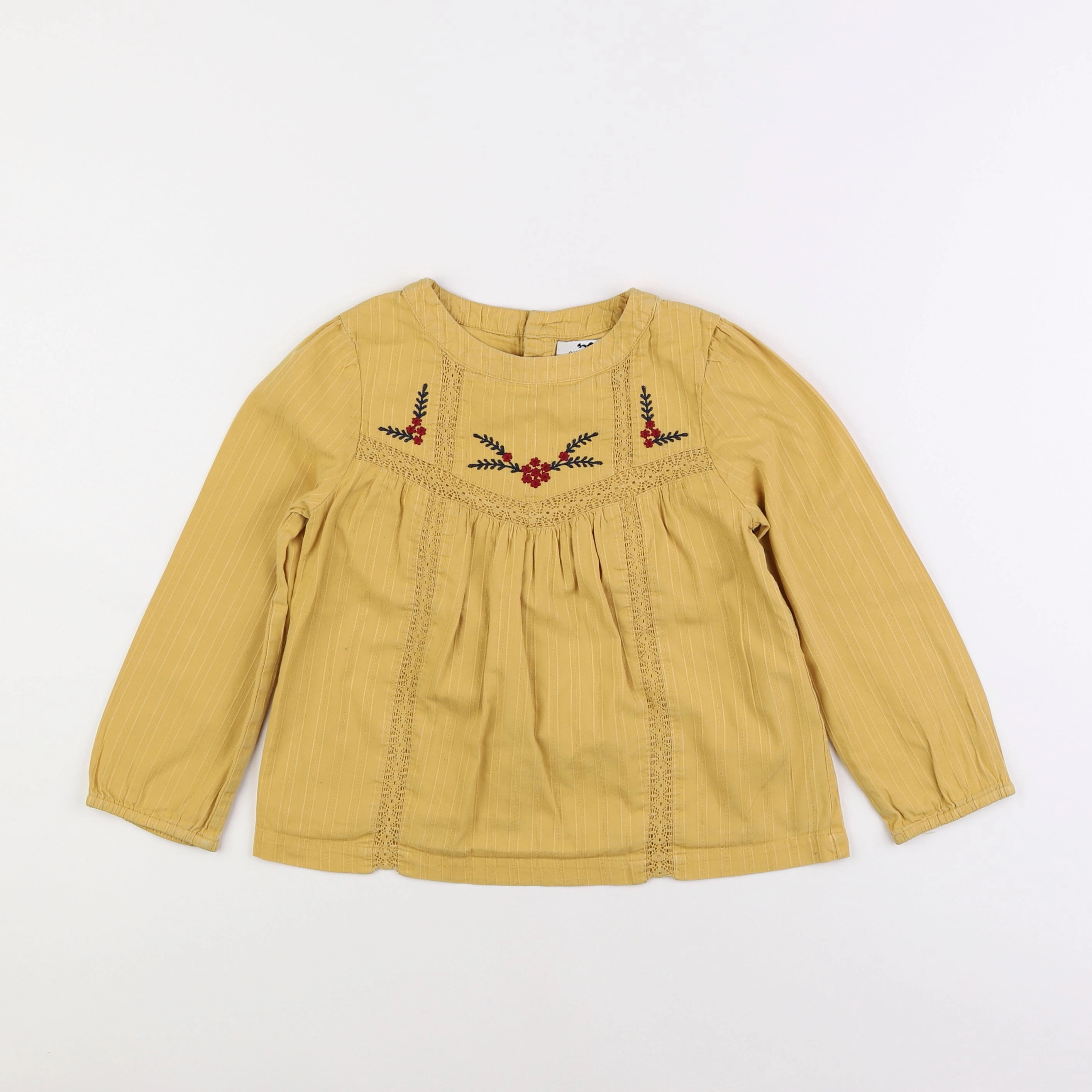 Cyrillus - blouse jaune - 6 ans