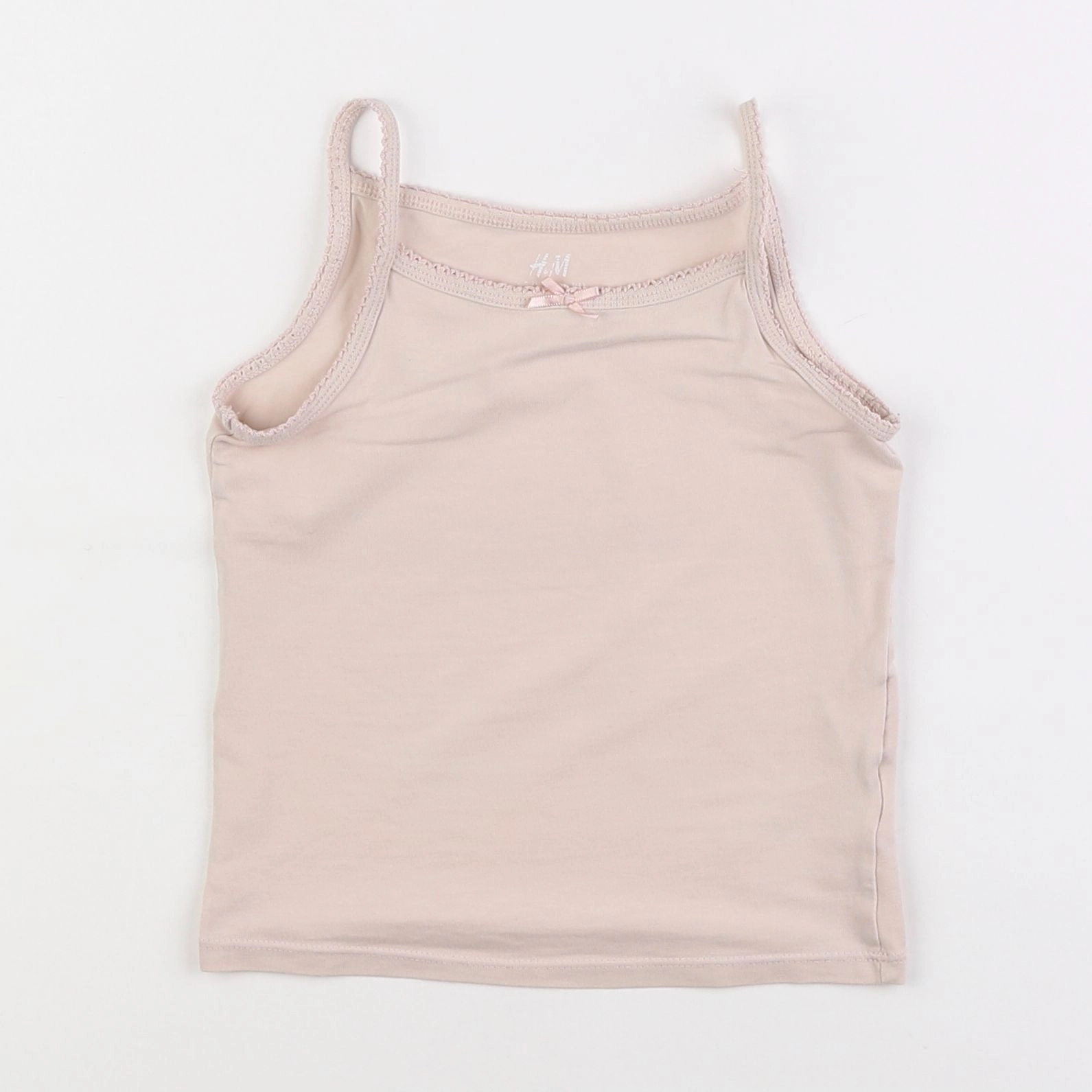 H&M - maillot de corps rose - 2/4 ans