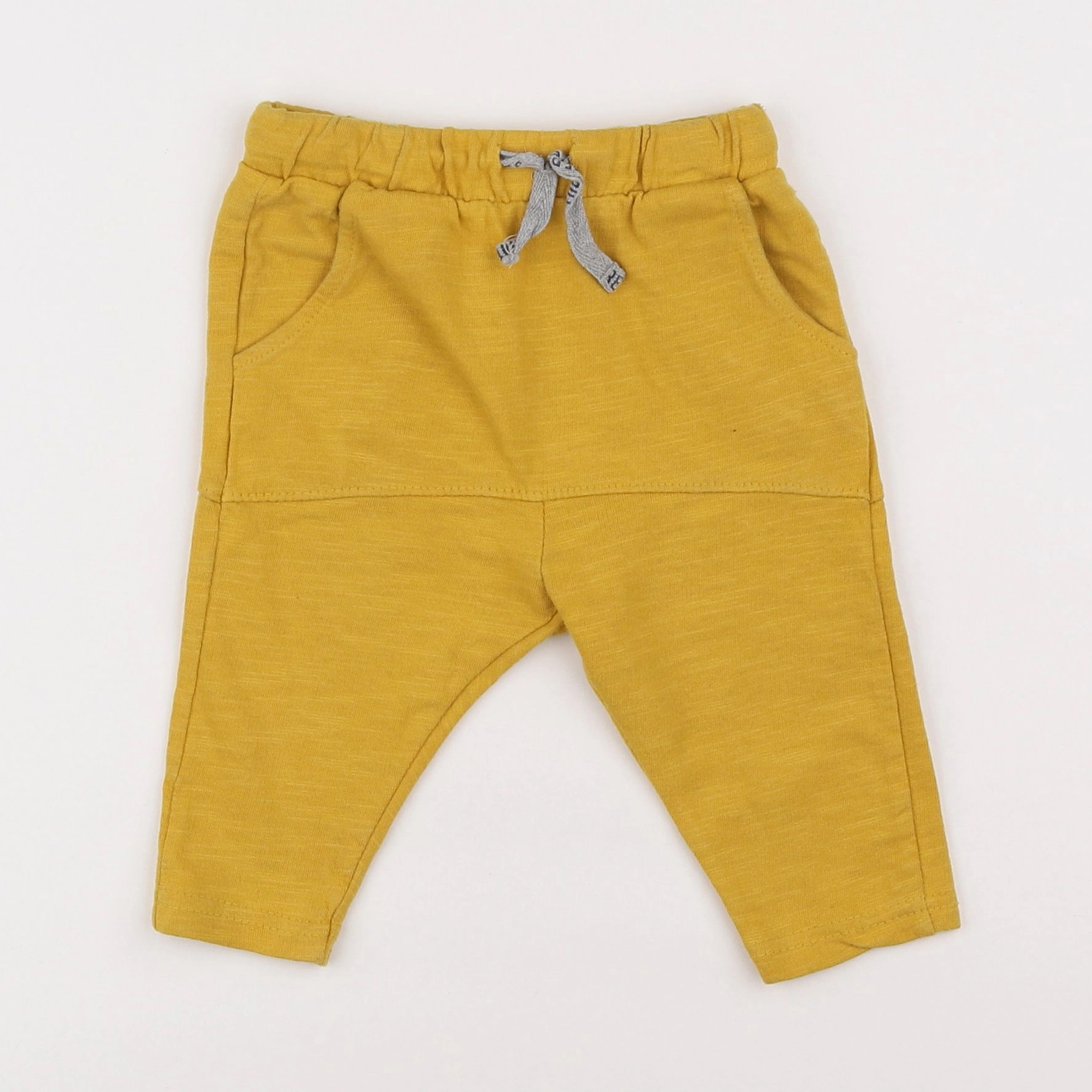 Zara - jogging jaune - 6/9 mois