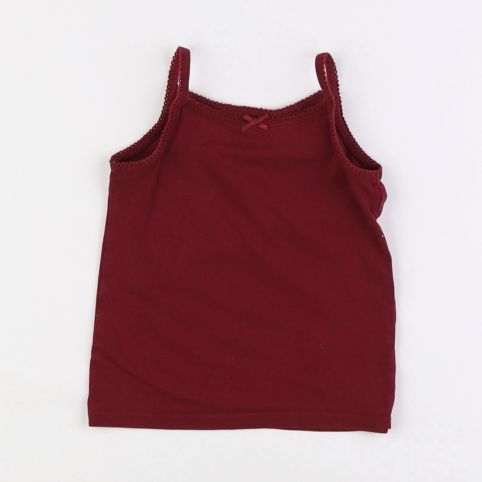 H&M - maillot de corps rouge - 2/4 ans