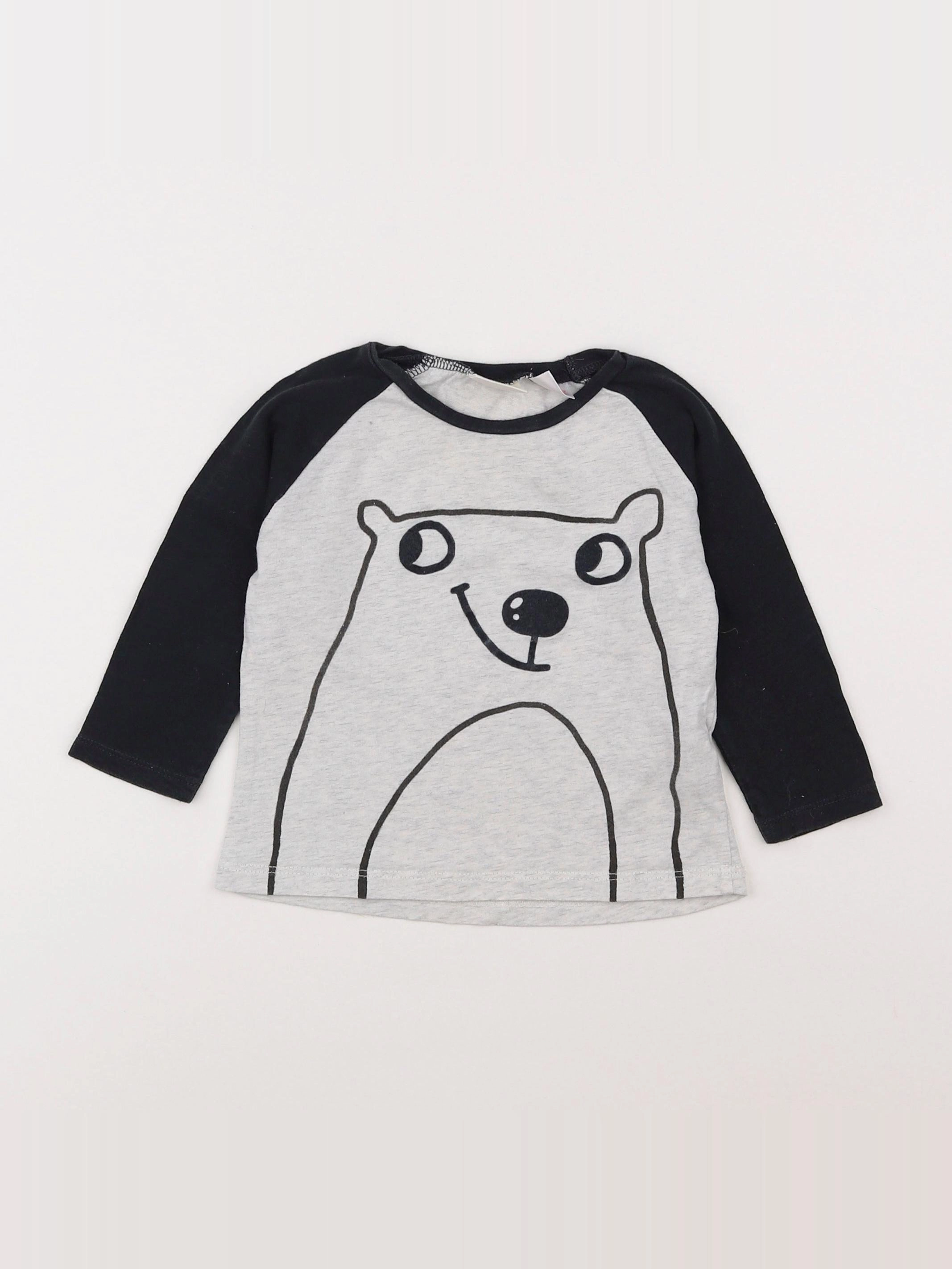Zara - tee-shirt multicolore - 6/9 mois