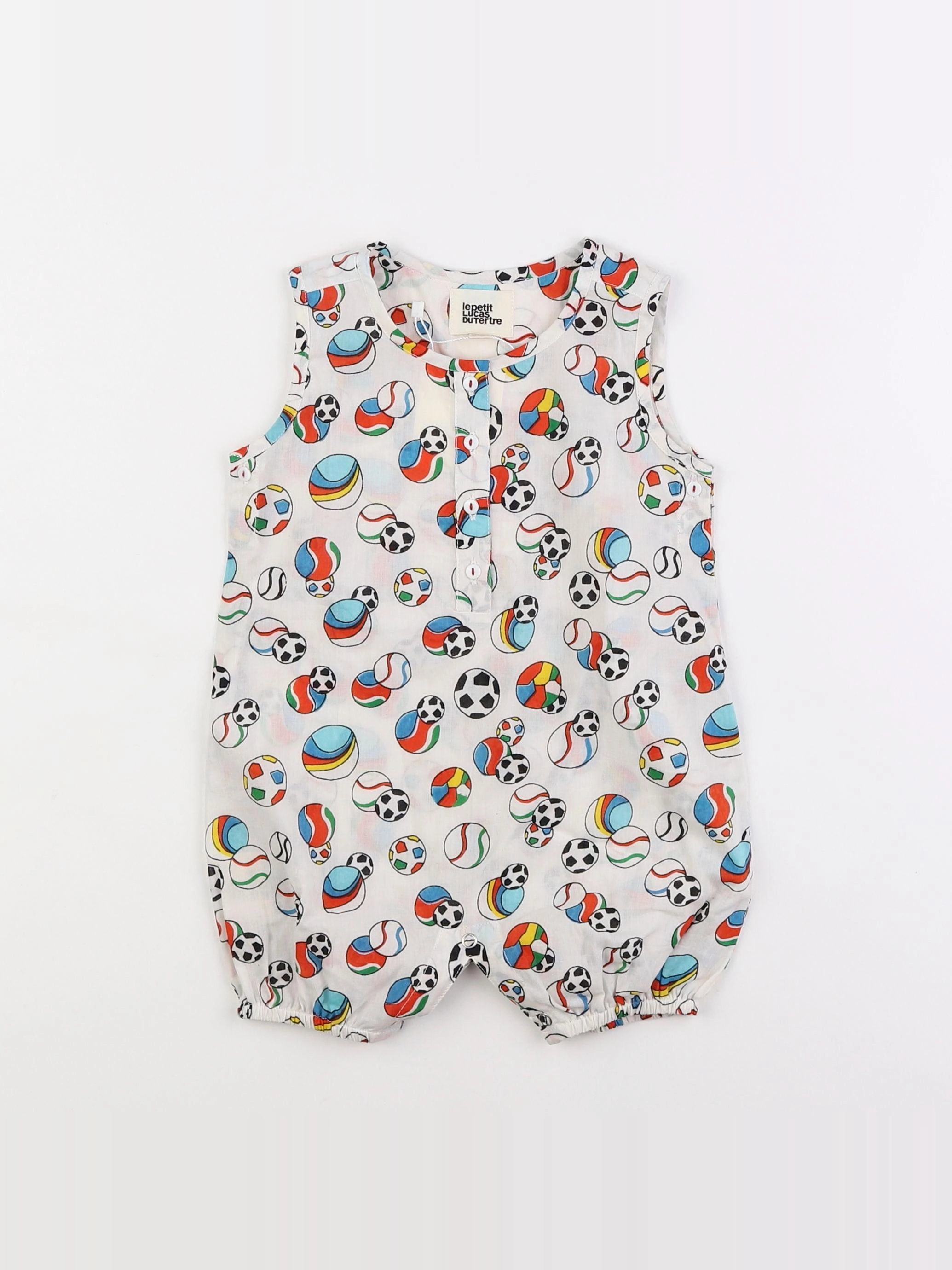 Lucas du Tertre - combinaison multicolore - 9/12 mois