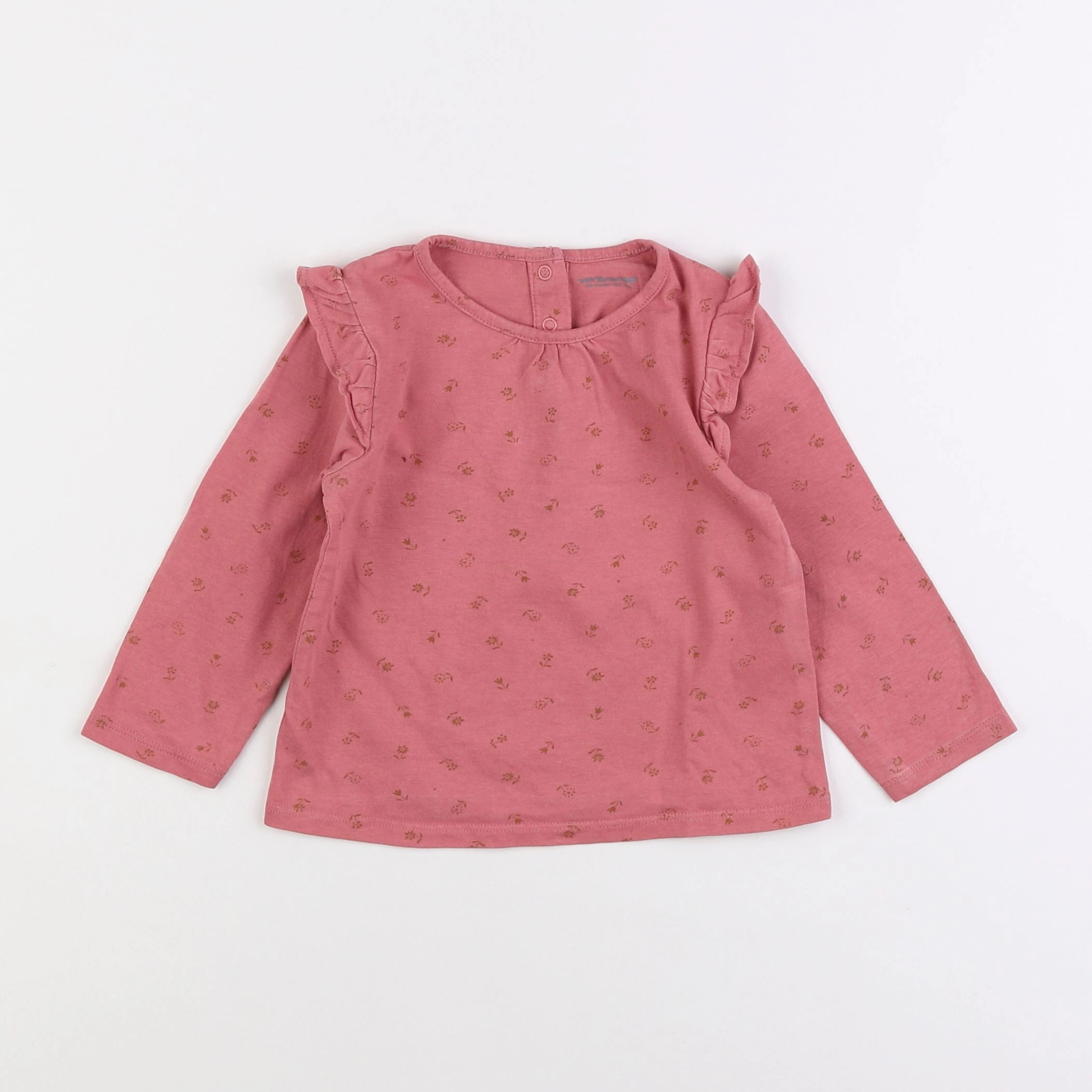 Vertbaudet - tee-shirt rose - 18 mois