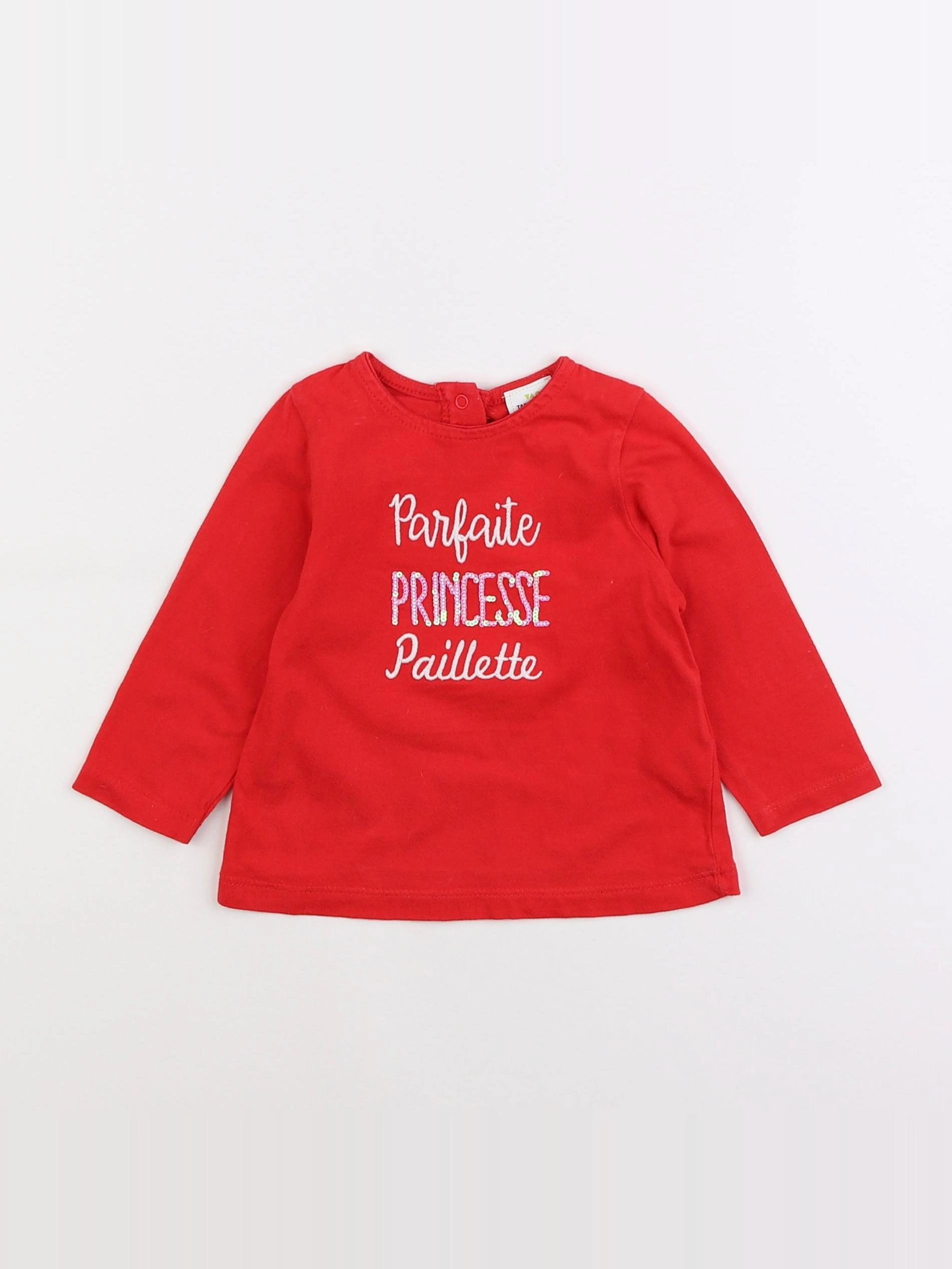 Tape à l'oeil - tee-shirt rouge - 9 mois