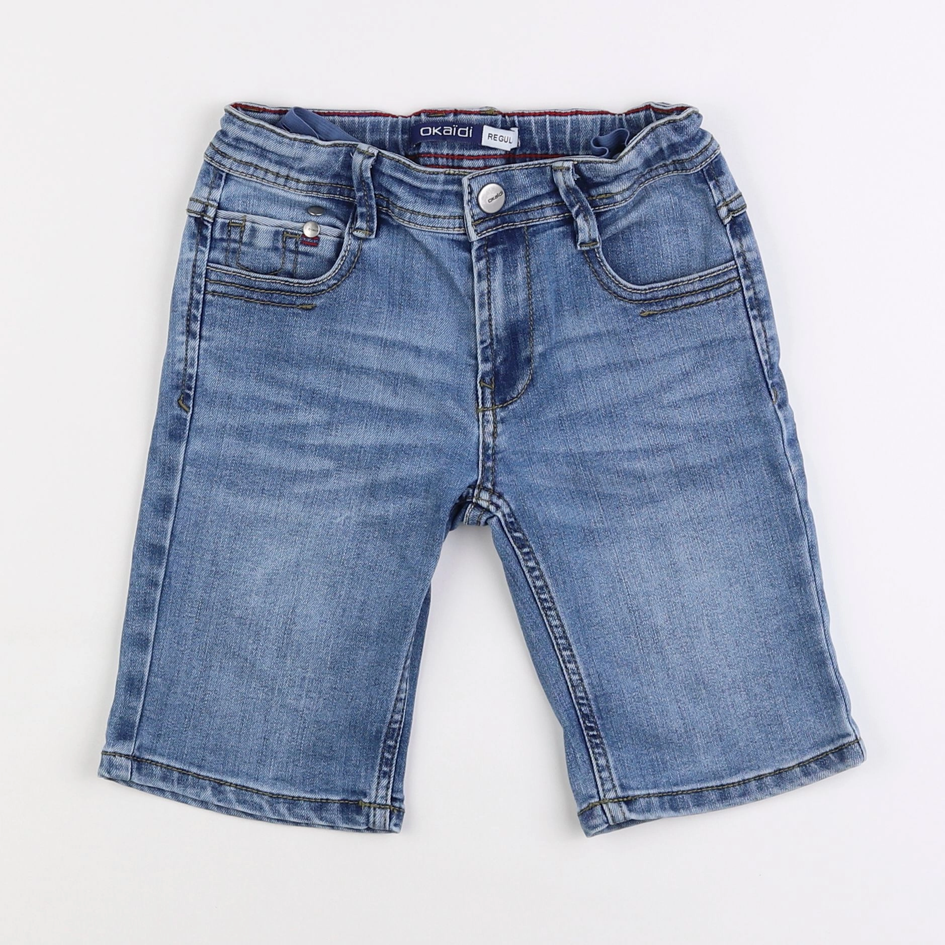 Okaidi - short bleu - 6 ans