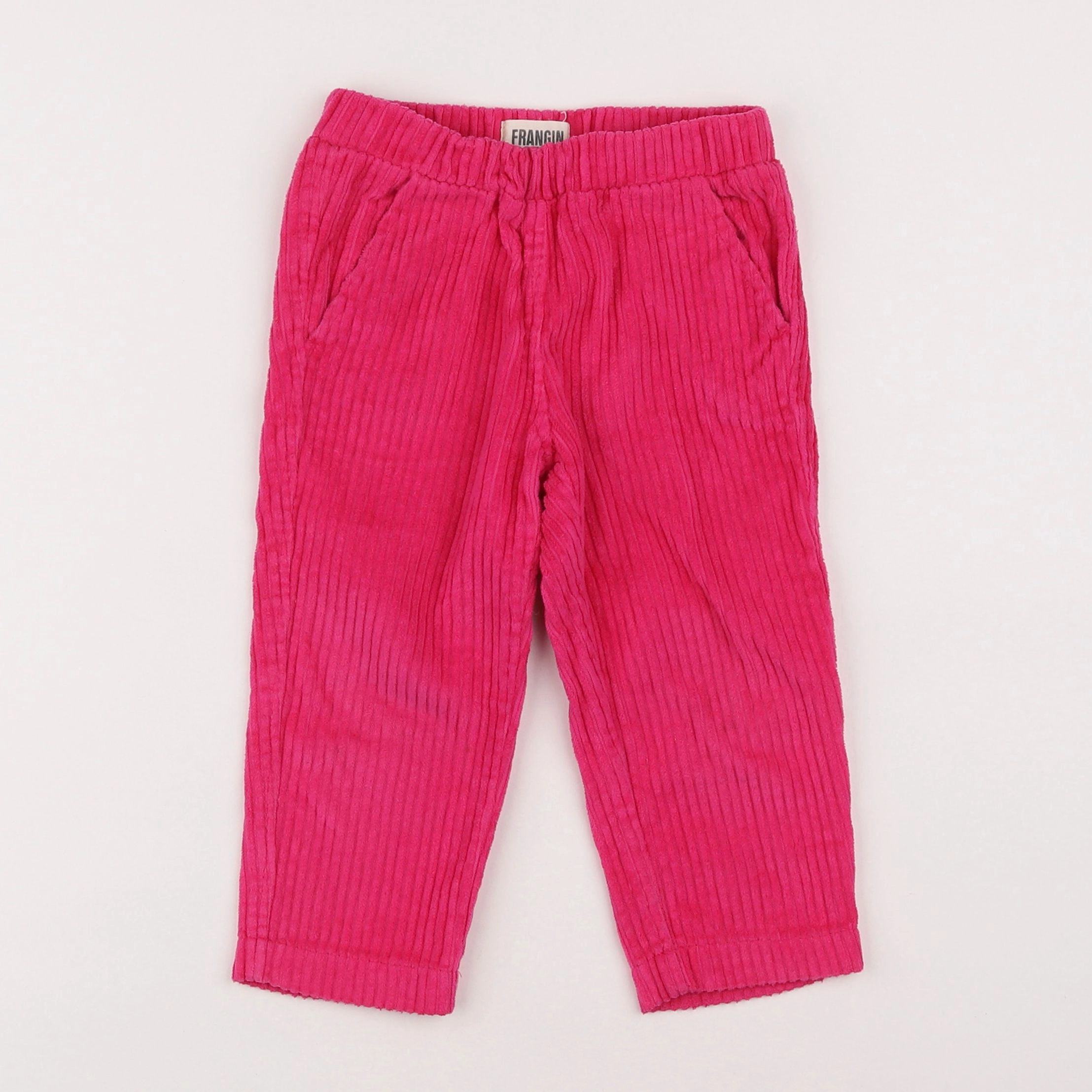 Frangin Frangine - pantalon rose - 2 ans