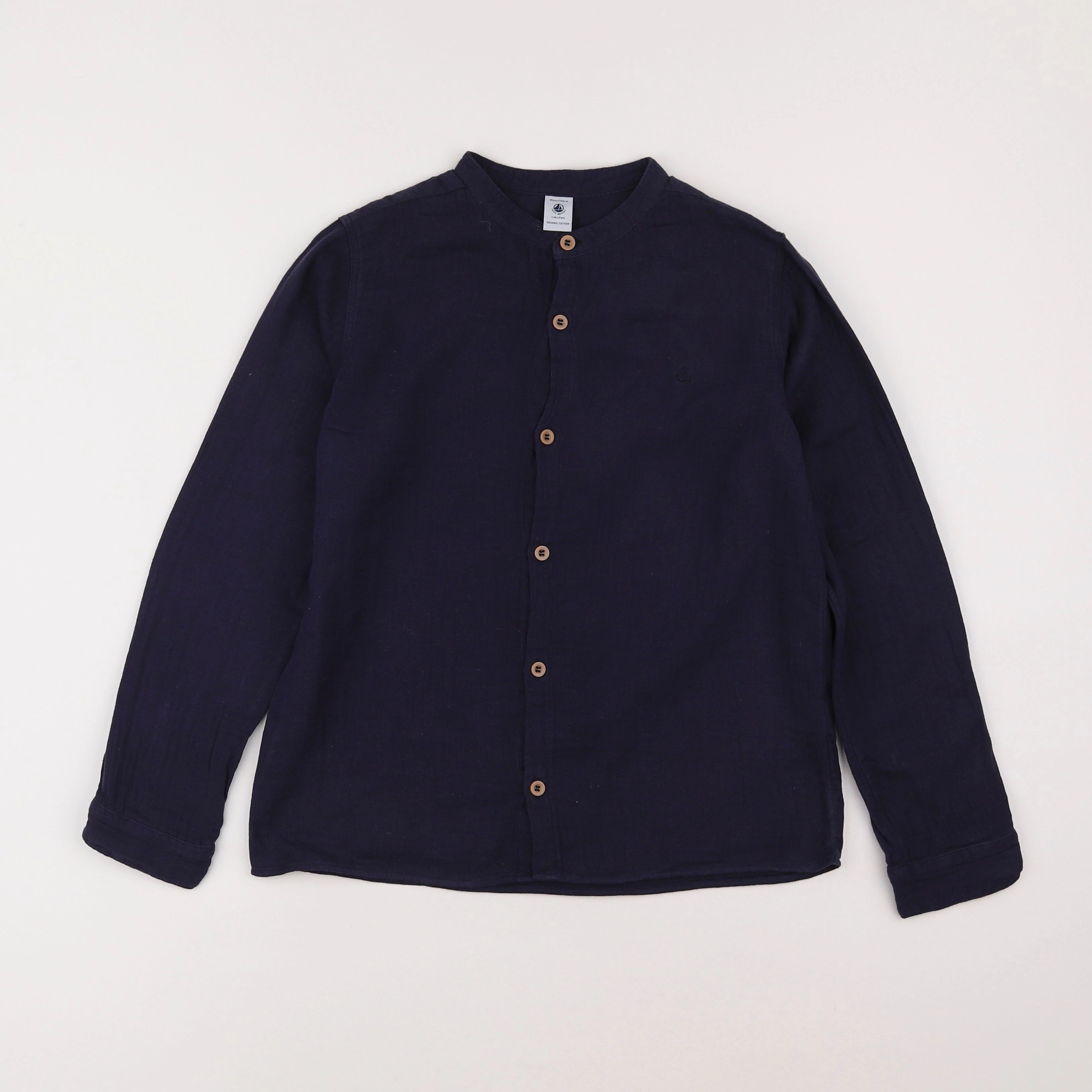 Petit Bateau - chemise bleu - 10 ans