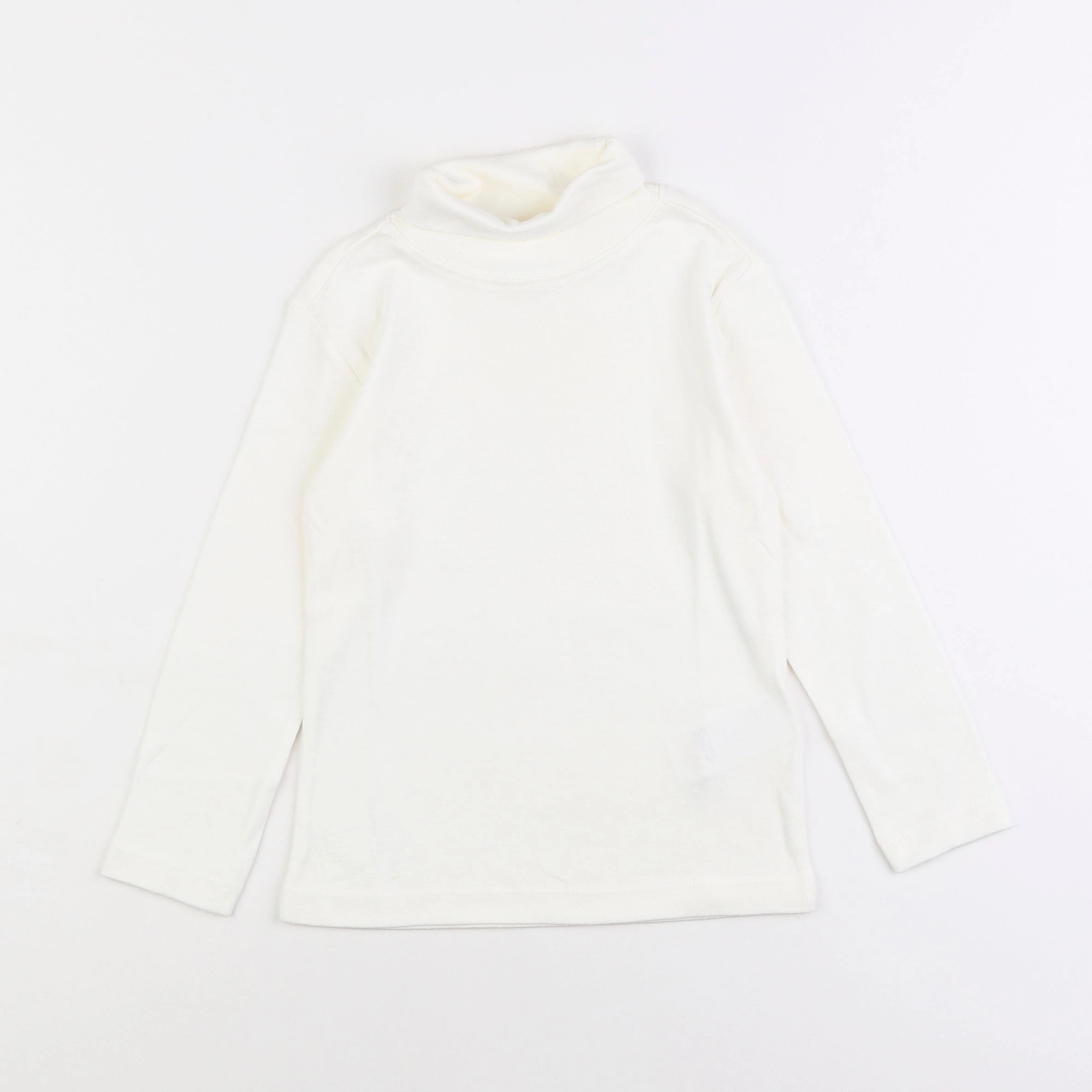 Vertbaudet - sous-pull blanc - 5 ans