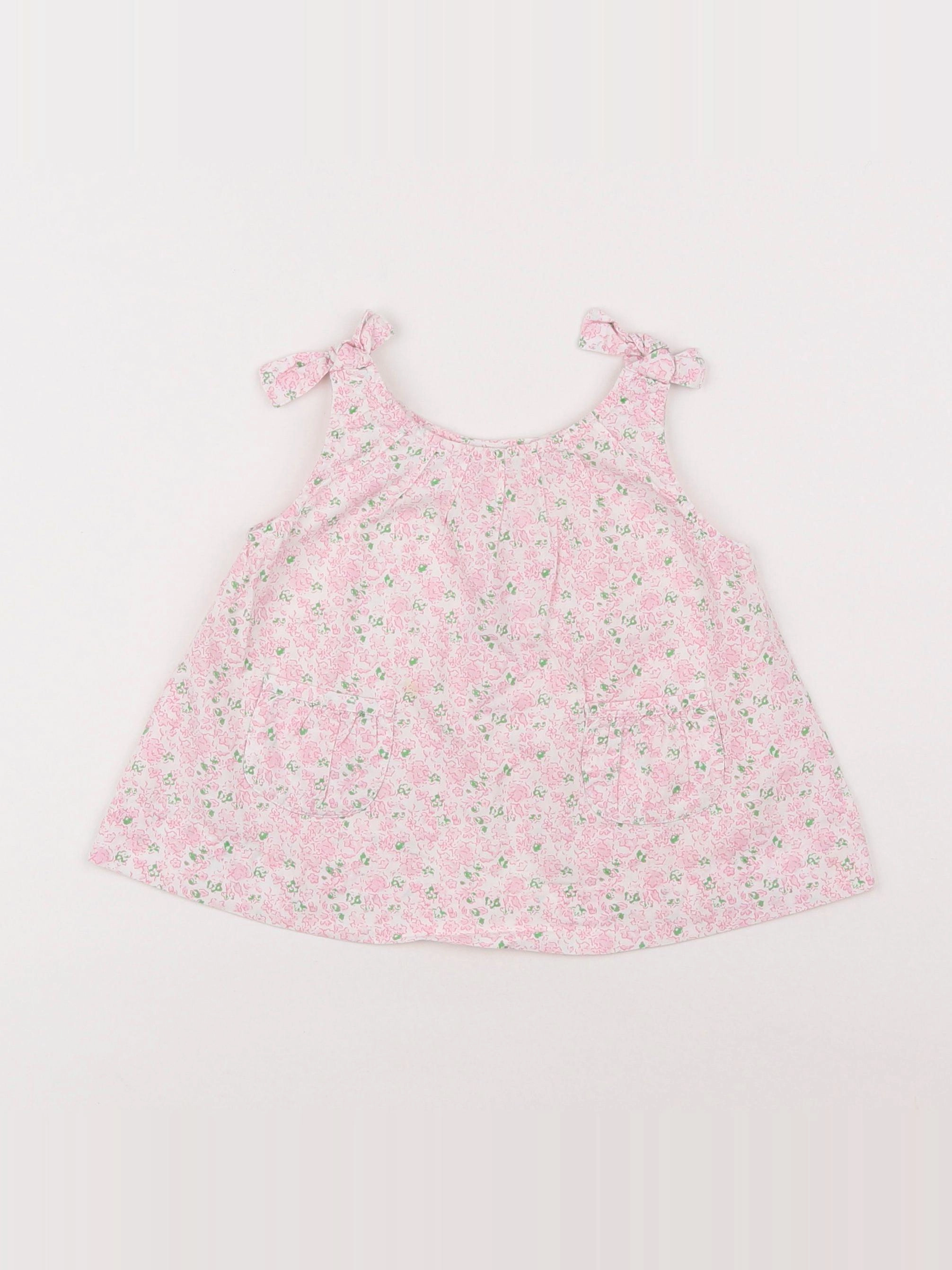 Gocco - blouse rose - 9/12 mois