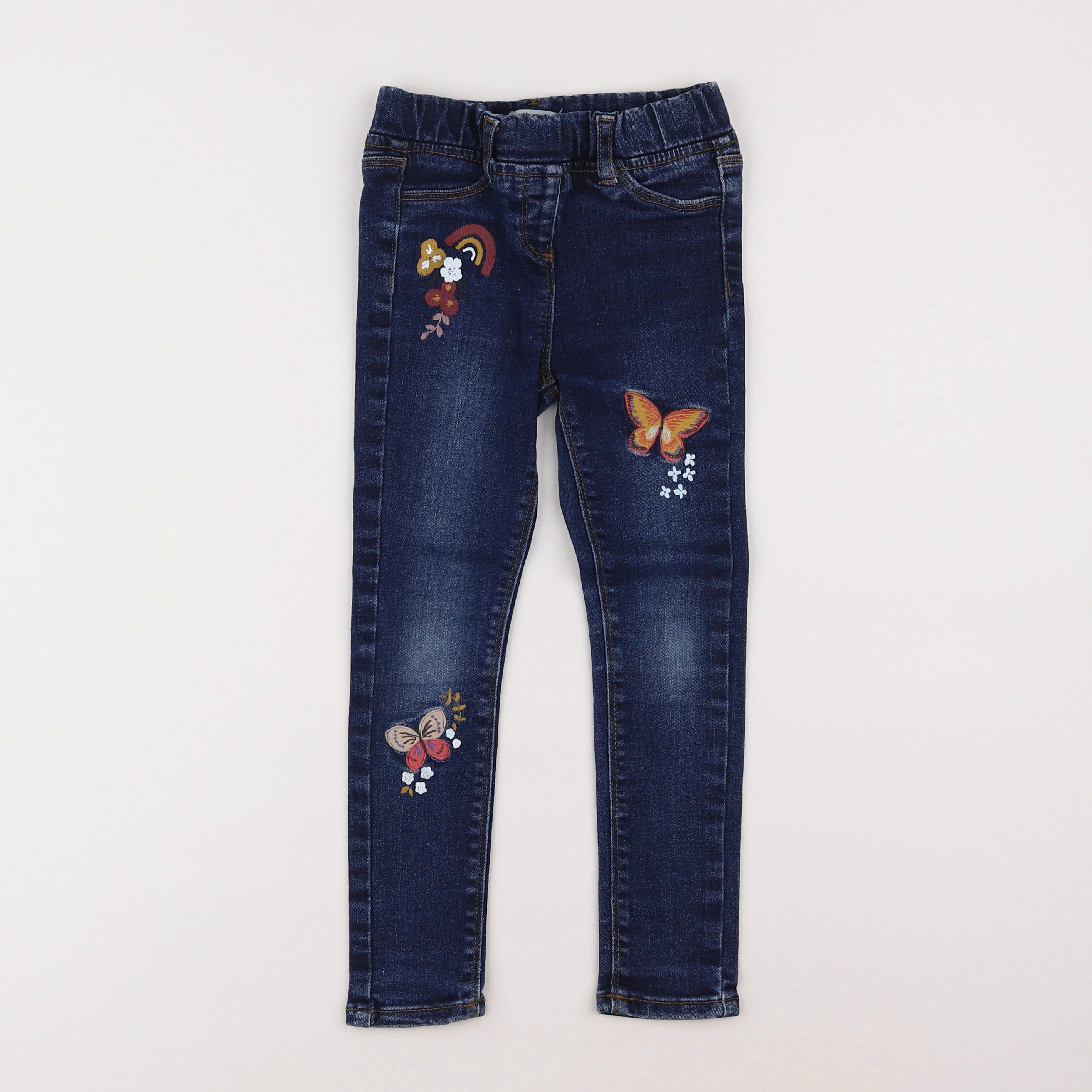 Vertbaudet - jegging bleu - 5 ans