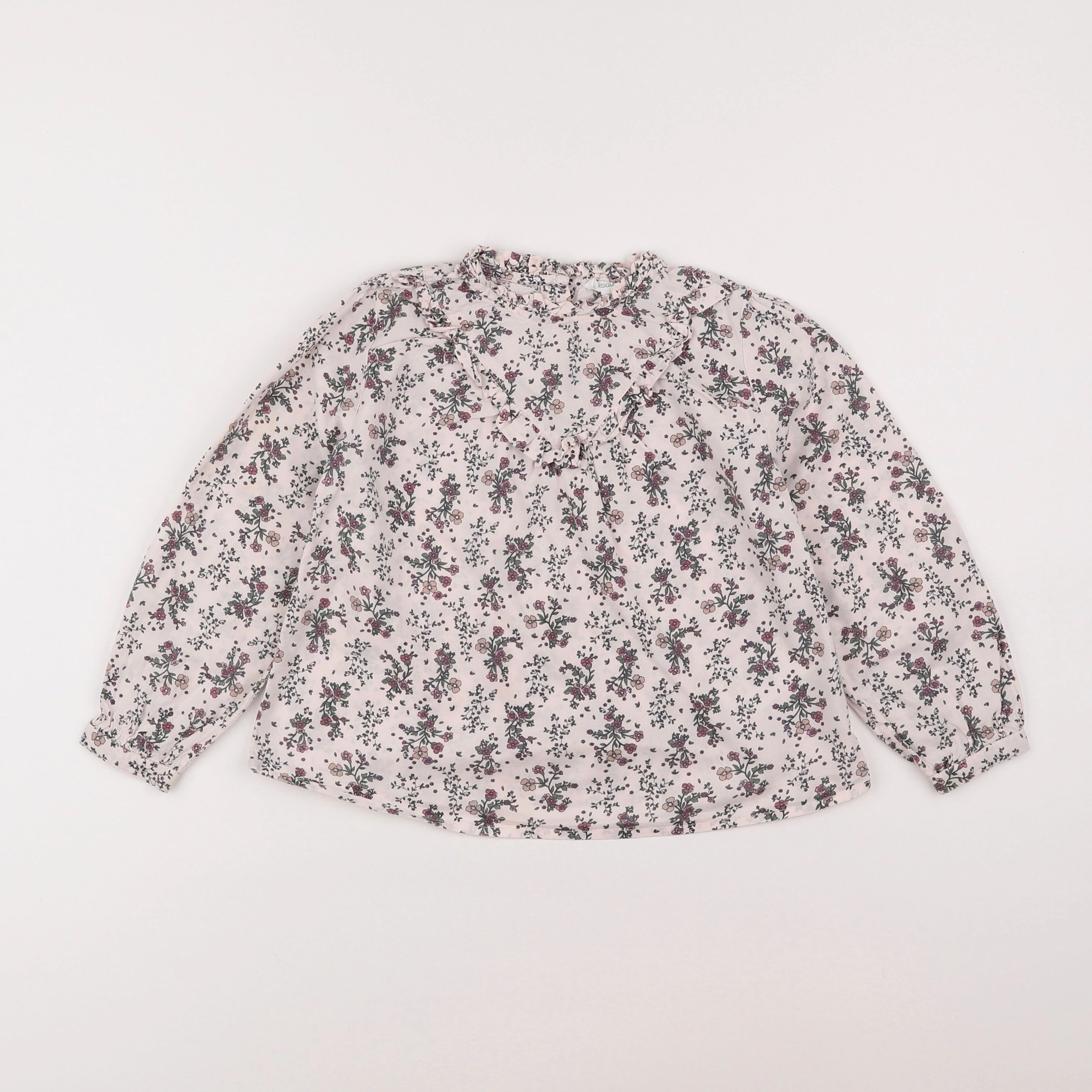 Vertbaudet - blouse rose, violet - 6 ans